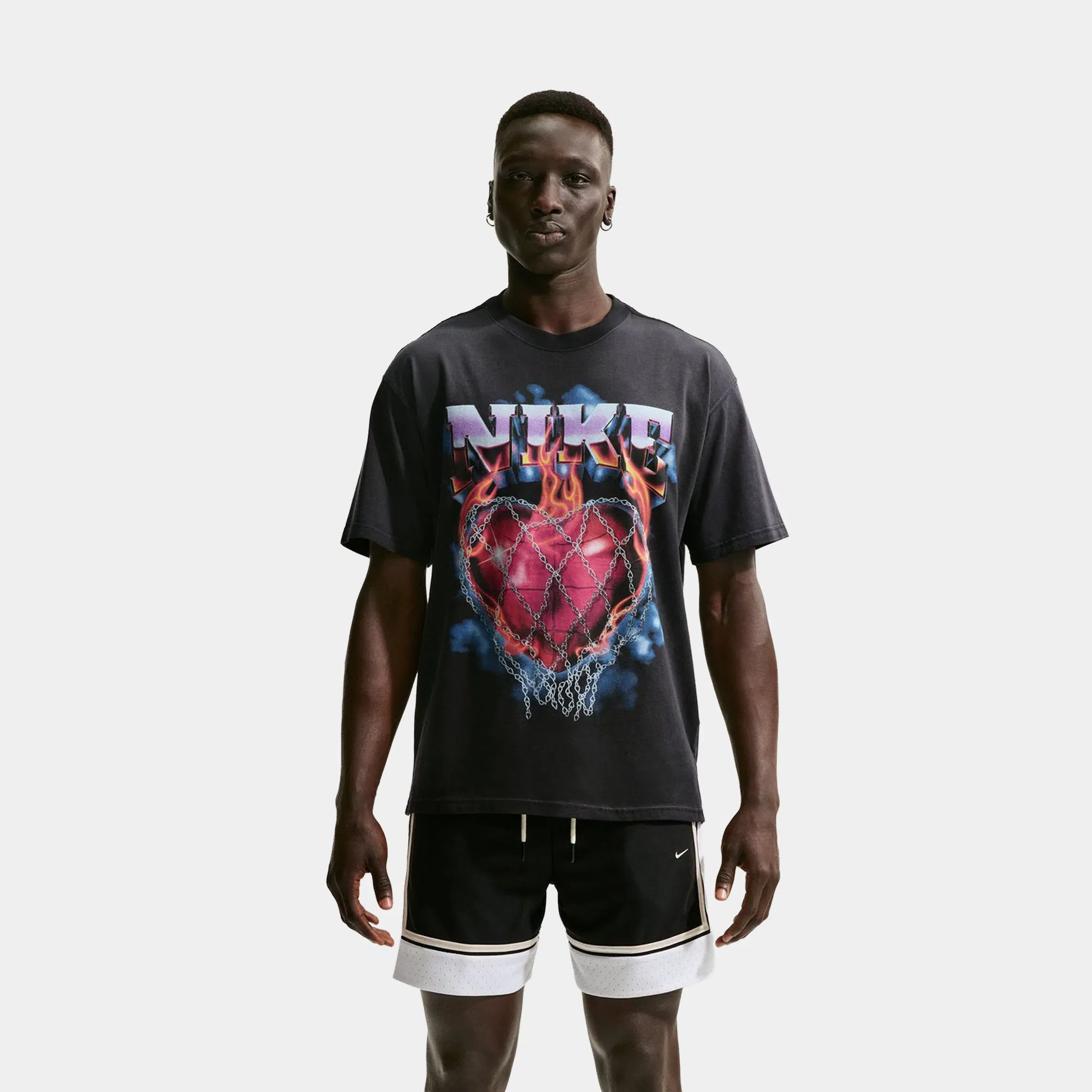 Nike Love The Game Graphic Mens Short Sleeve Shirt (Black)