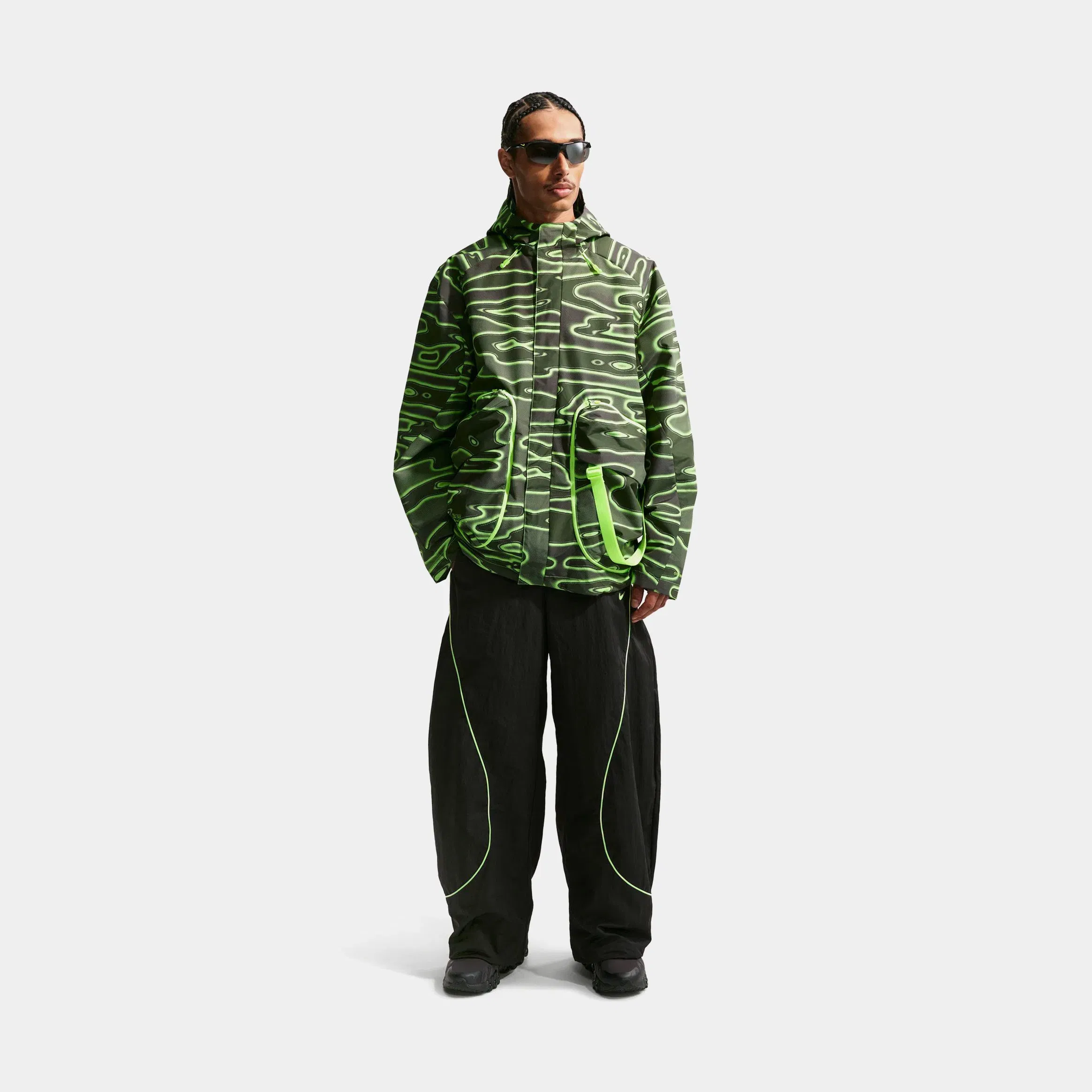 Nike Project F.R.O.G. Tobi Woven Mens Pants (Black/Volt Ice/Cream II/Volt Ice)