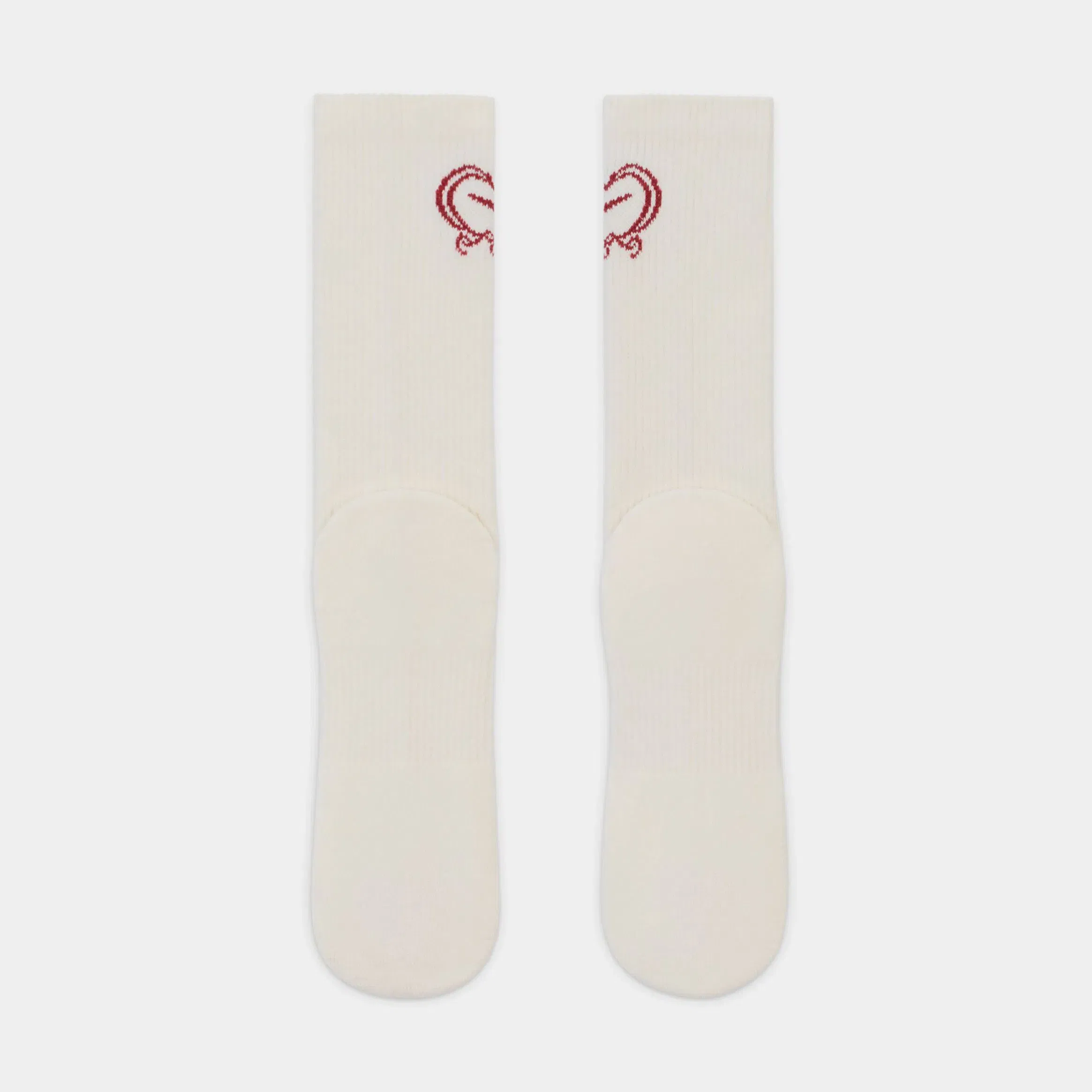 Nike Everyday Plus Cushioned Crew Mens Socks (Sail/Team Crimson)