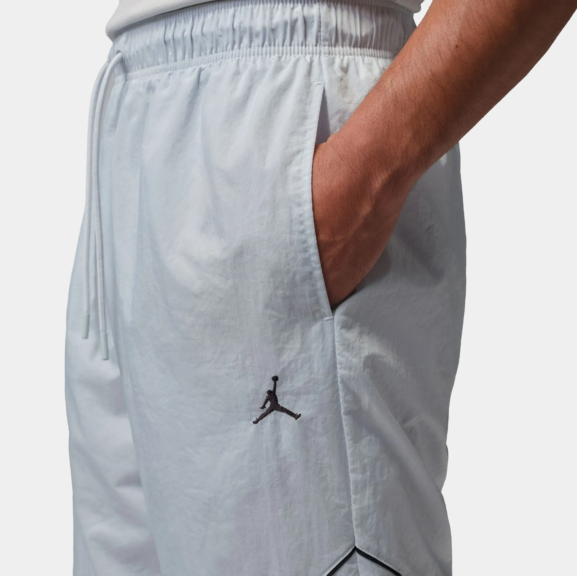 Air Jordan Brooklyn Draft Mens Pants (Aura/Black/Black)