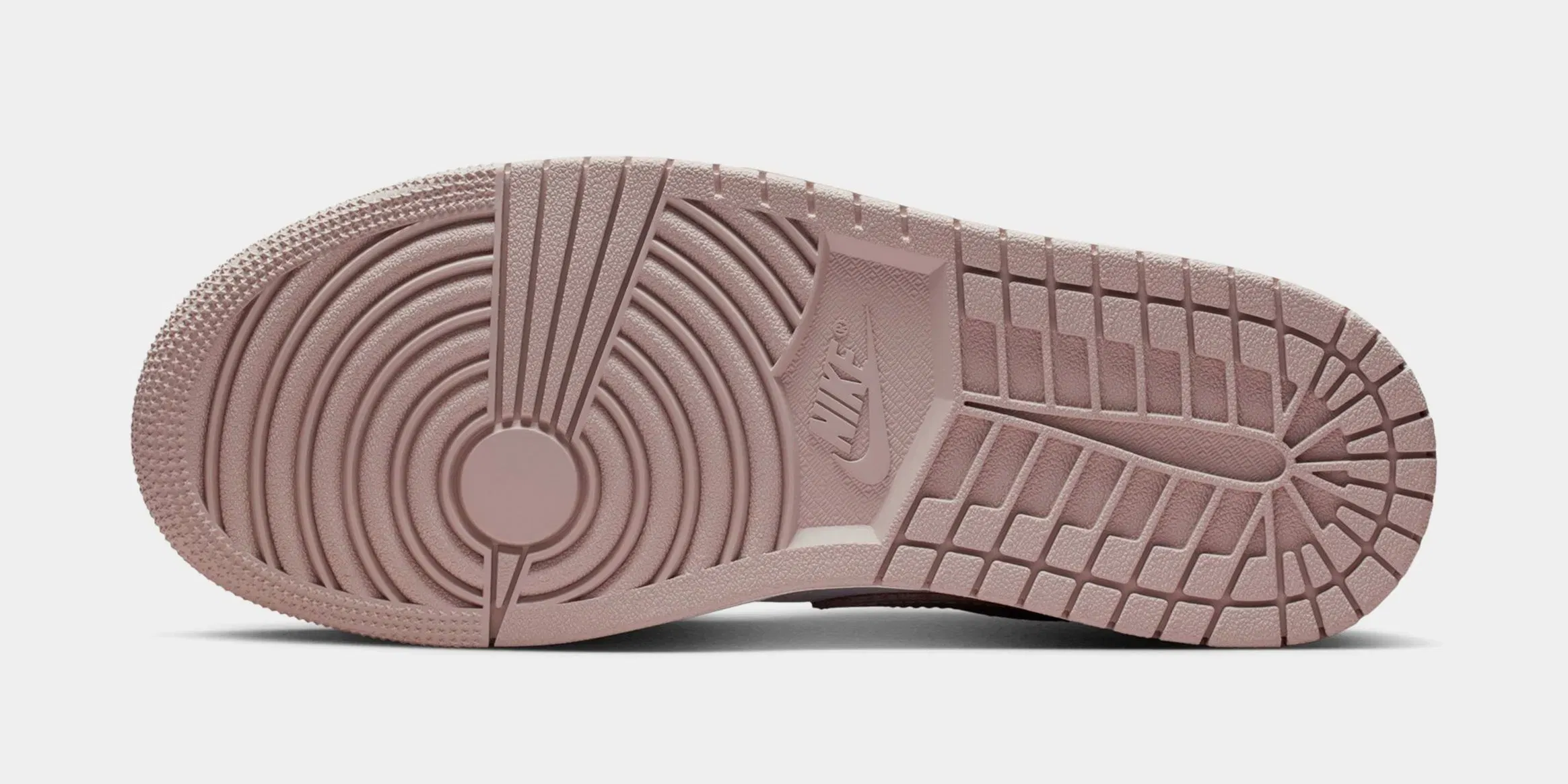 Air Jordan 1 Low Womens Lifestyle Shoes (Particle Rose/Neutral Grey/White)