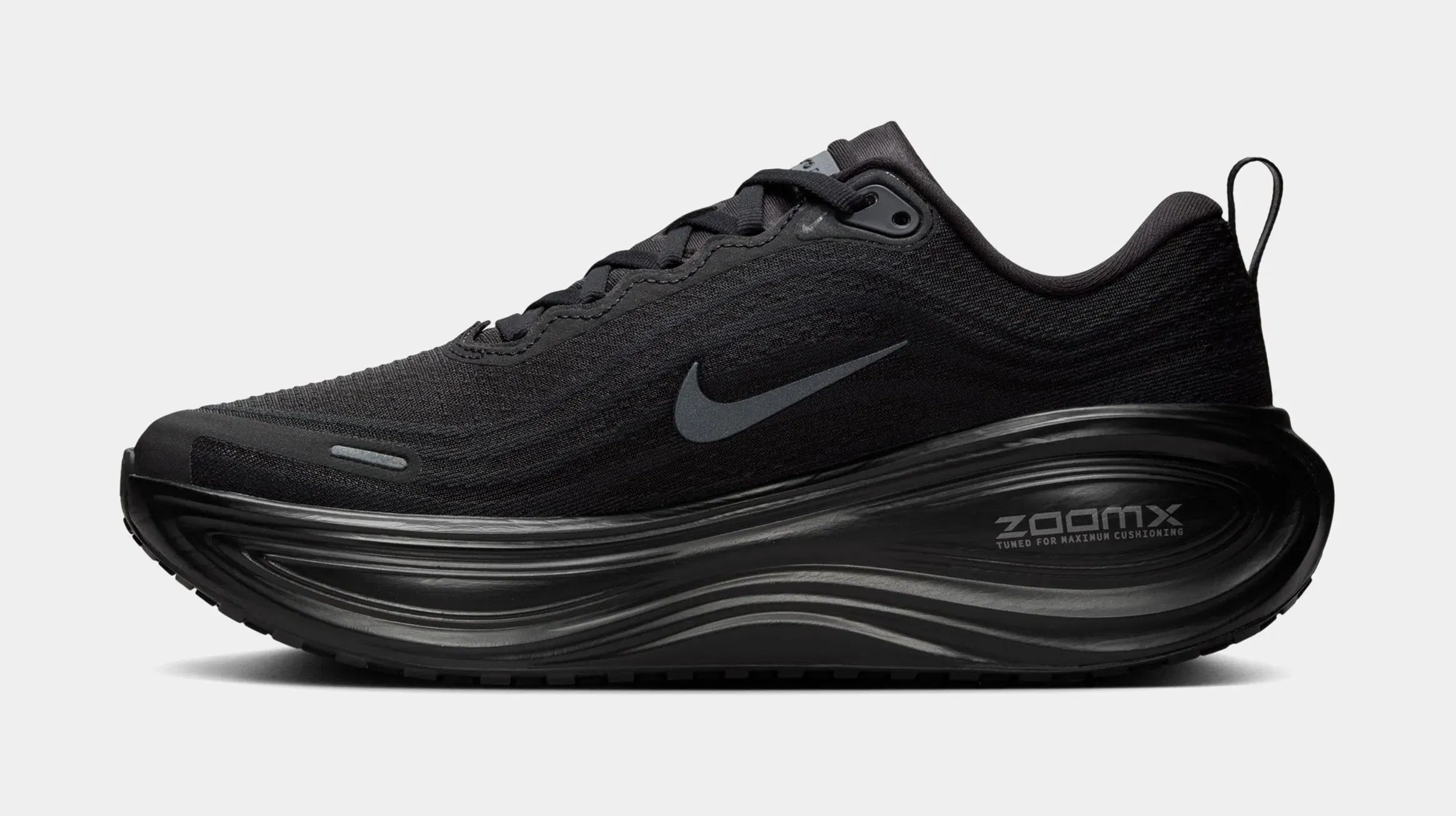 Nike Vomero Plus Womens Running Shoes (Black/Dark Smoke Grey/Metallic Dark Grey)
