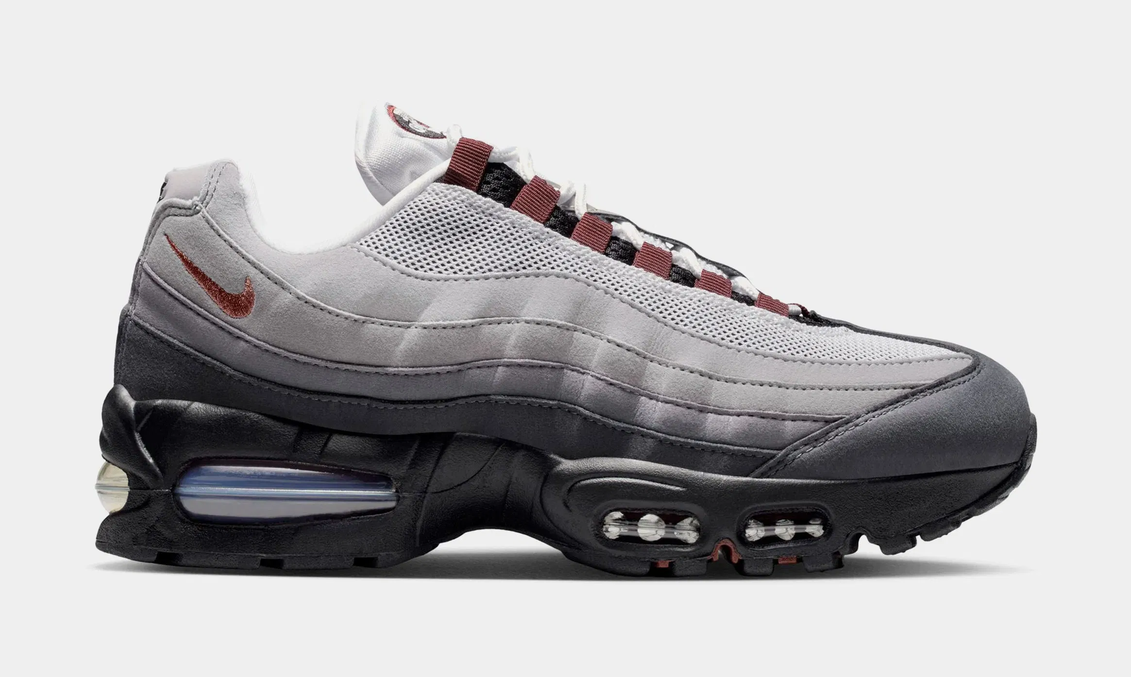 Nike Air Max 95 Big Bubble Womens Running Shoes (Black/Fauna Brown/White/Medium Grey)