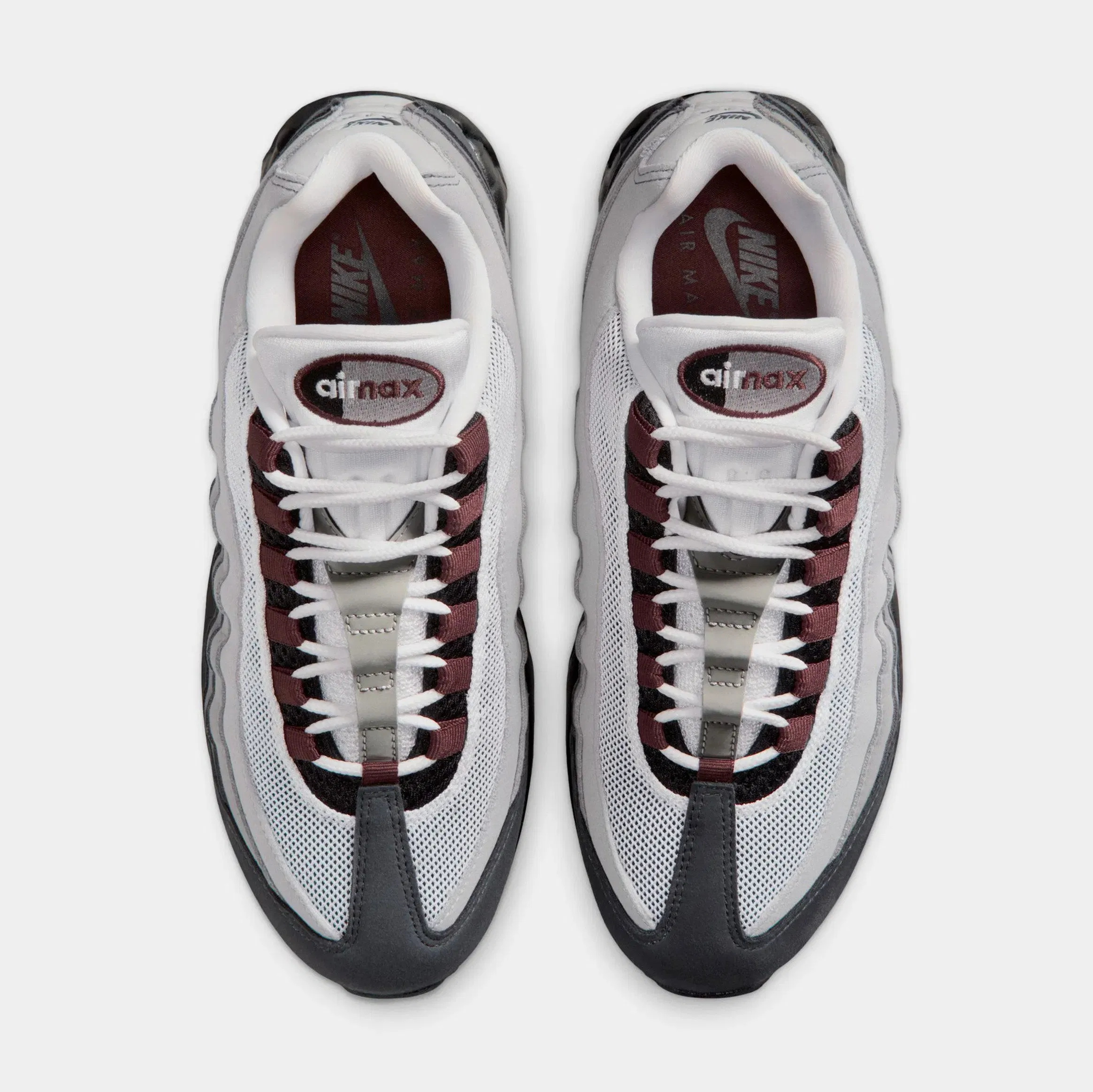 Nike Air Max 95 Big Bubble Womens Running Shoes (Black/Fauna Brown/White/Medium Grey)