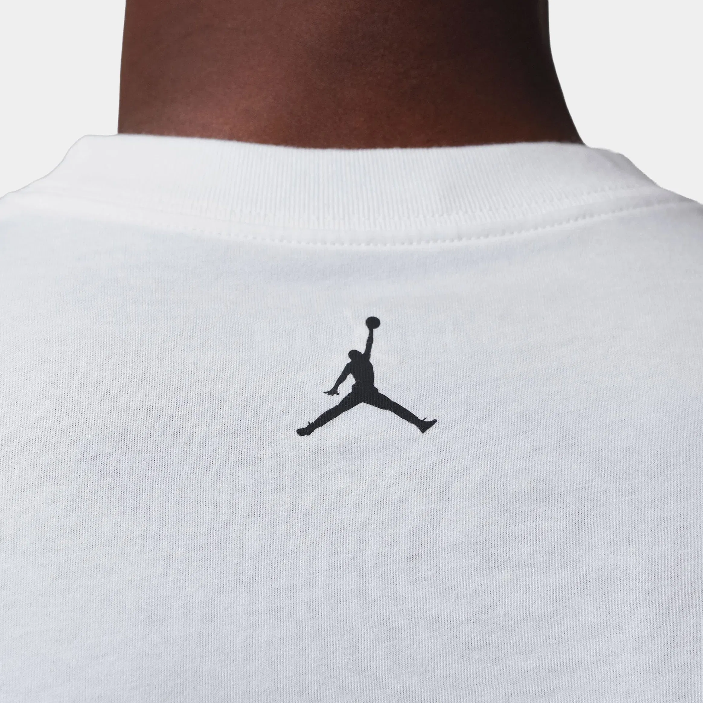 Air Jordan Brookyn Graphic Mens Short Sleeve Shirt (White/Infrared 23/Black)