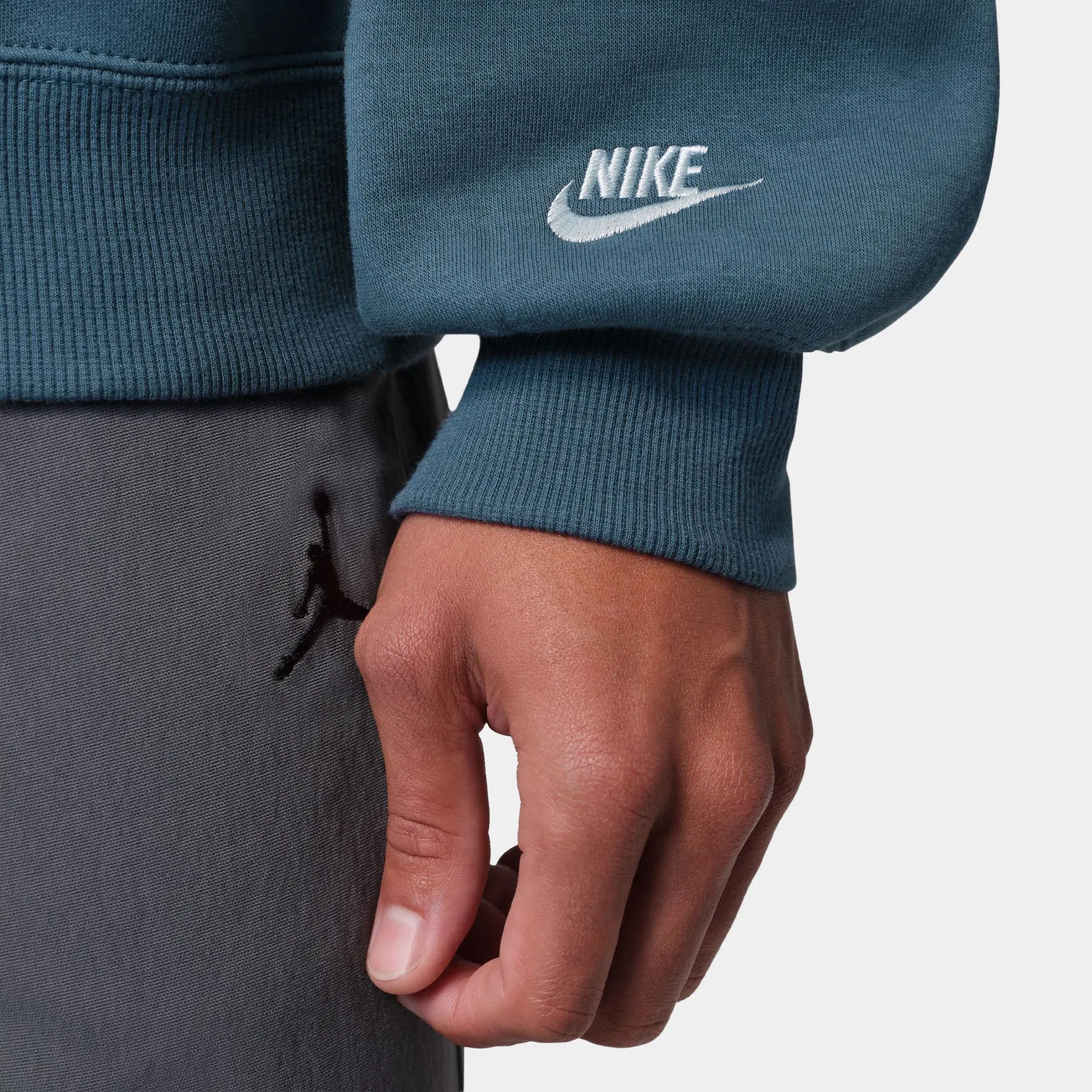 Air Jordan Brooklyn 23 Graphic Crewneck Mens Sweatshirt (Blue/White)