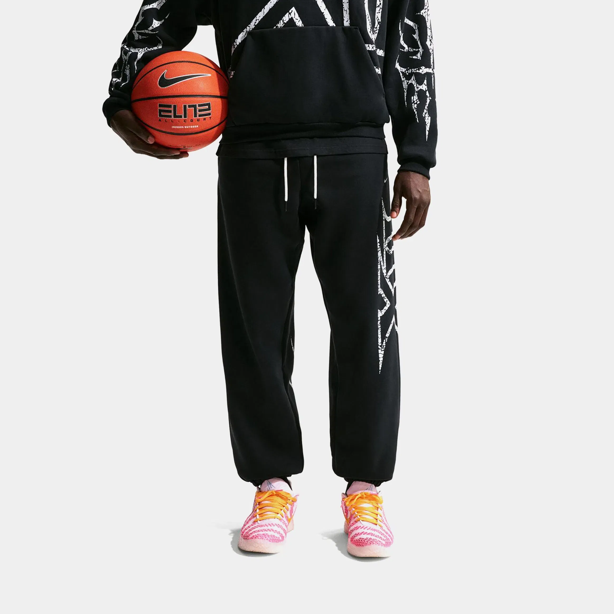 Nike Ja Therma Fit Fleece Mens Sweatpants (Black/Vast Grey)