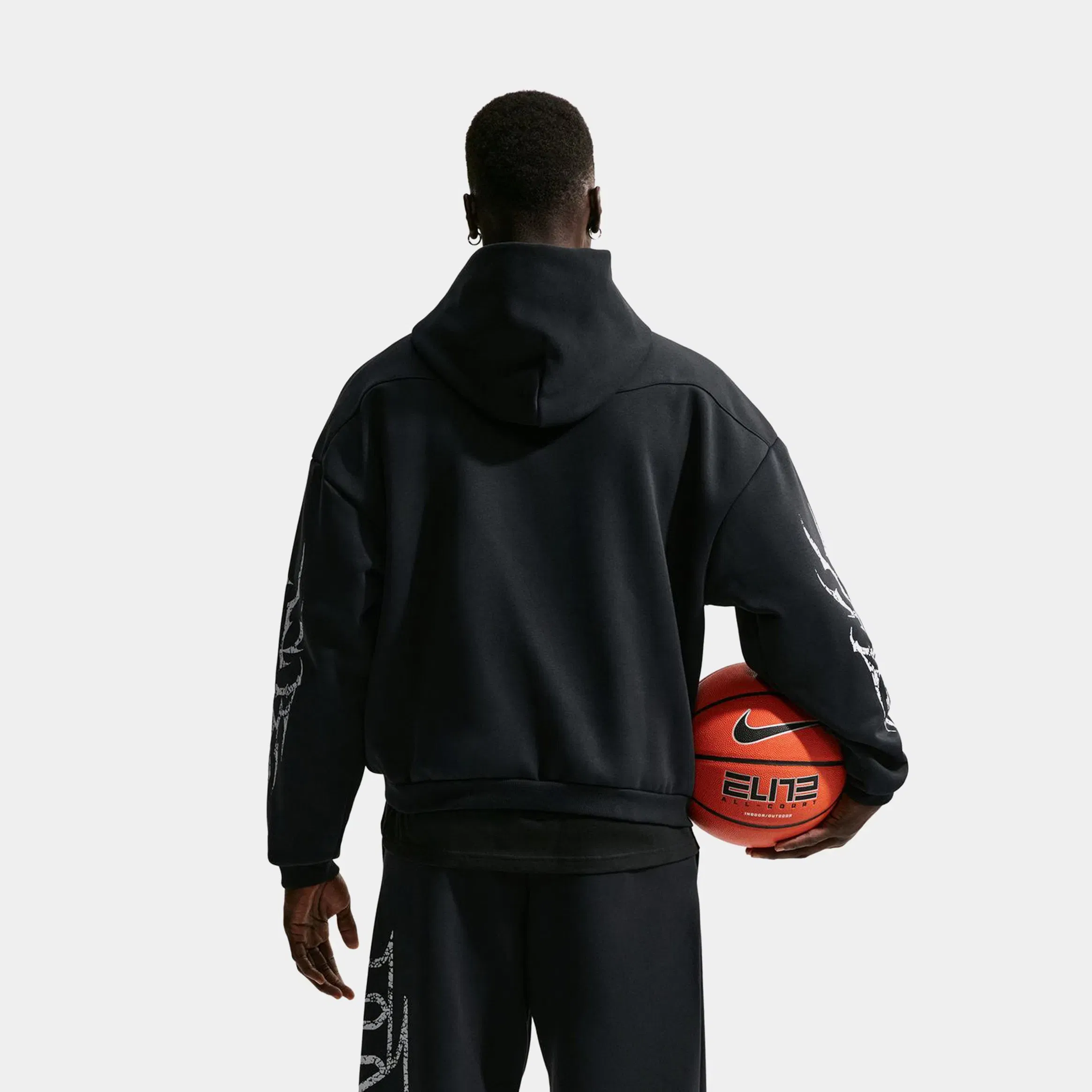 Nike Ja Therma Fit Pullover Fleece Mens Hoodie (Black/Vast Grey)