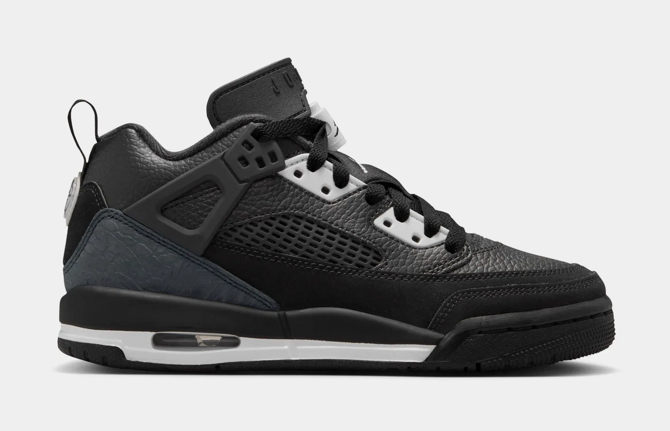 Air Jordan Spizike Low Grade School Basketball Shoes (Black/White/White/Anthracite)