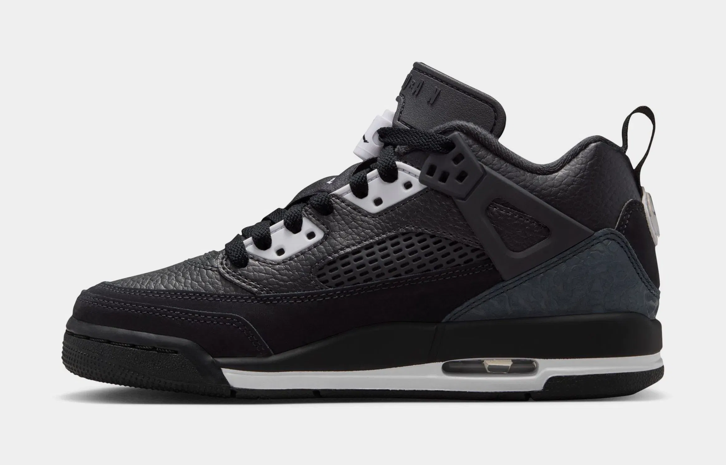 Air Jordan Spizike Low Grade School Basketball Shoes (Black/White/White/Anthracite)