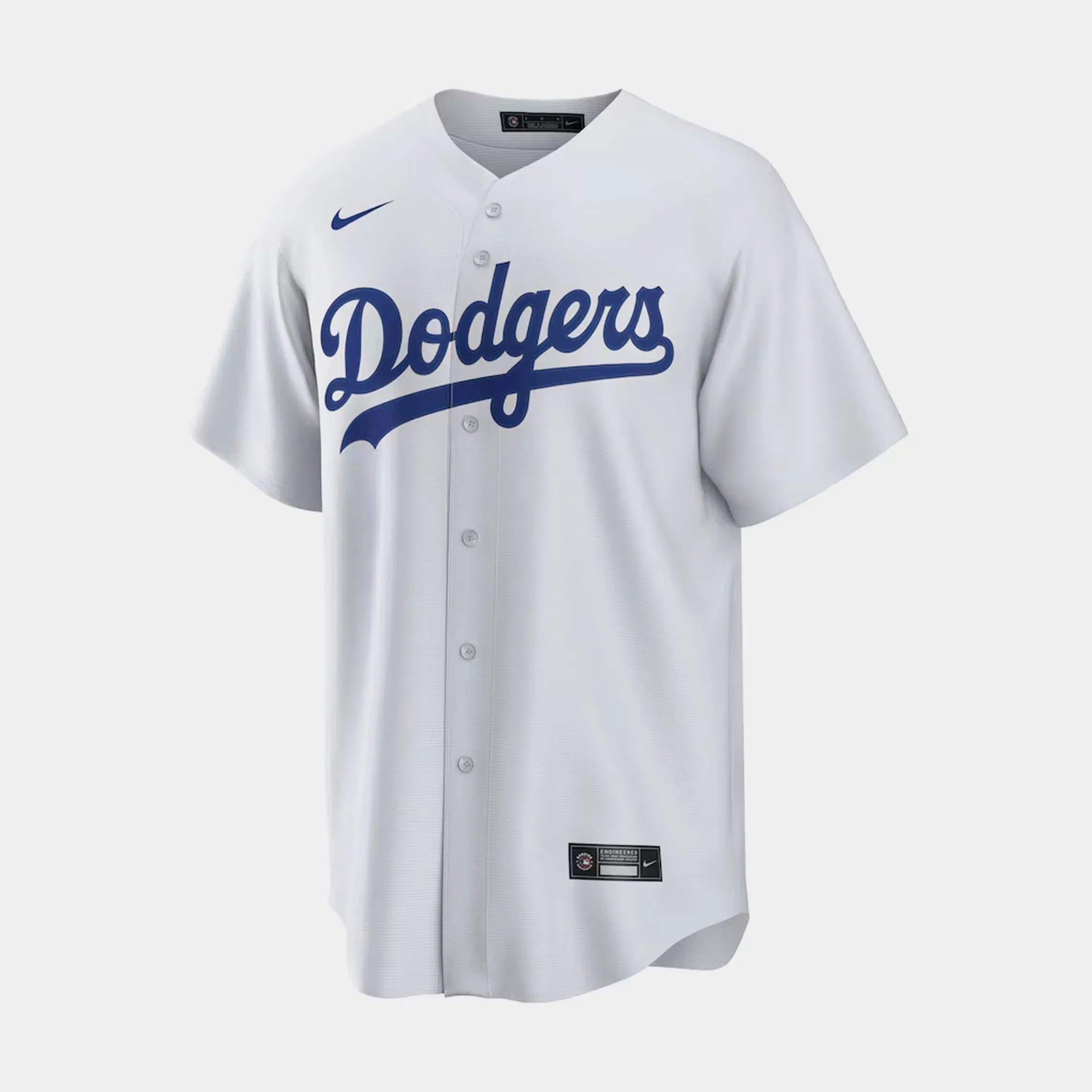 Nike Los Angeles Dodgers Home Button Up Mens Jersey (Blue/White)