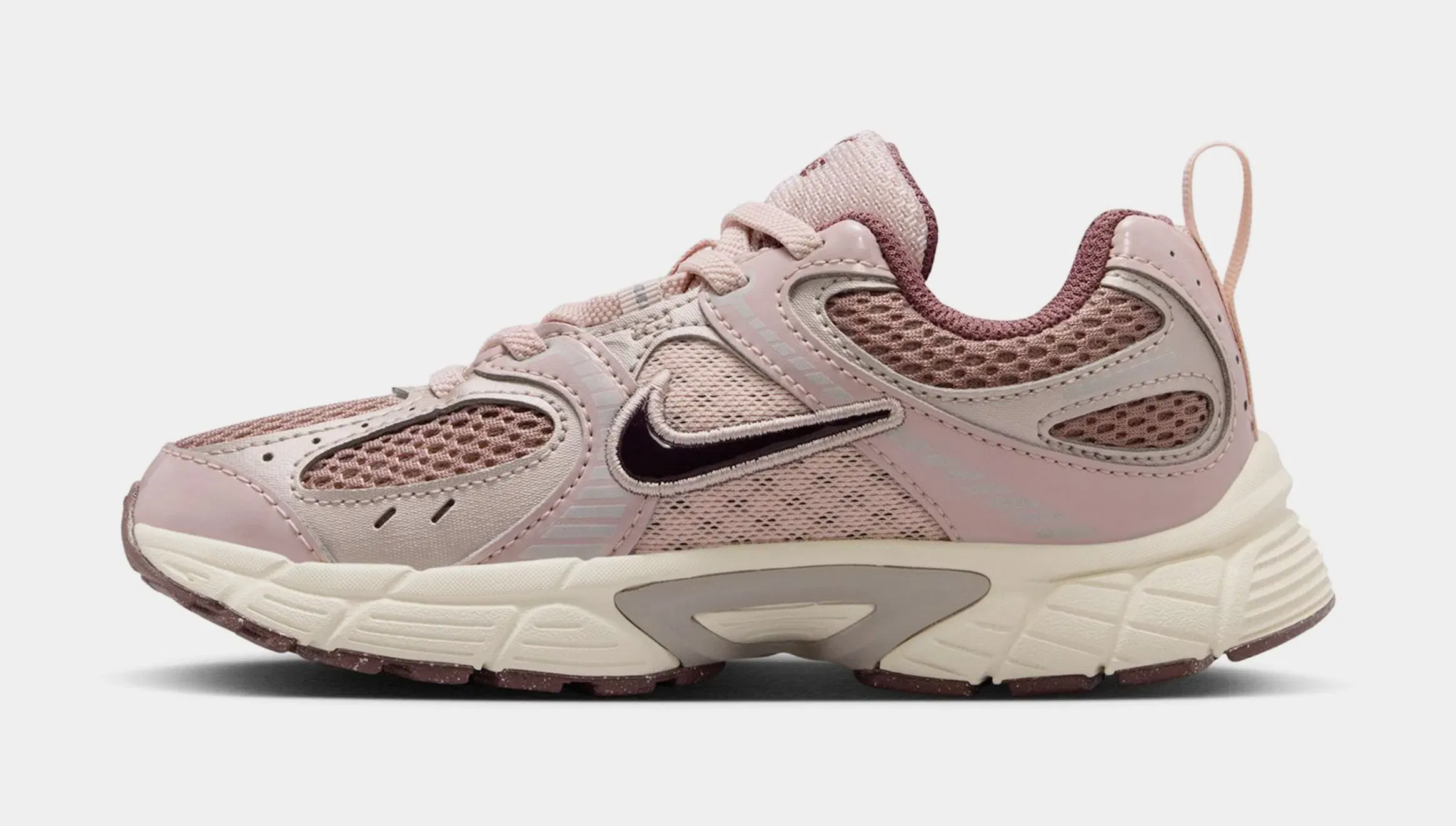 Nike V5 RNR Preschool Running Shoes (Taupe Haze/Burgundy Ash/Tattoo Silt)