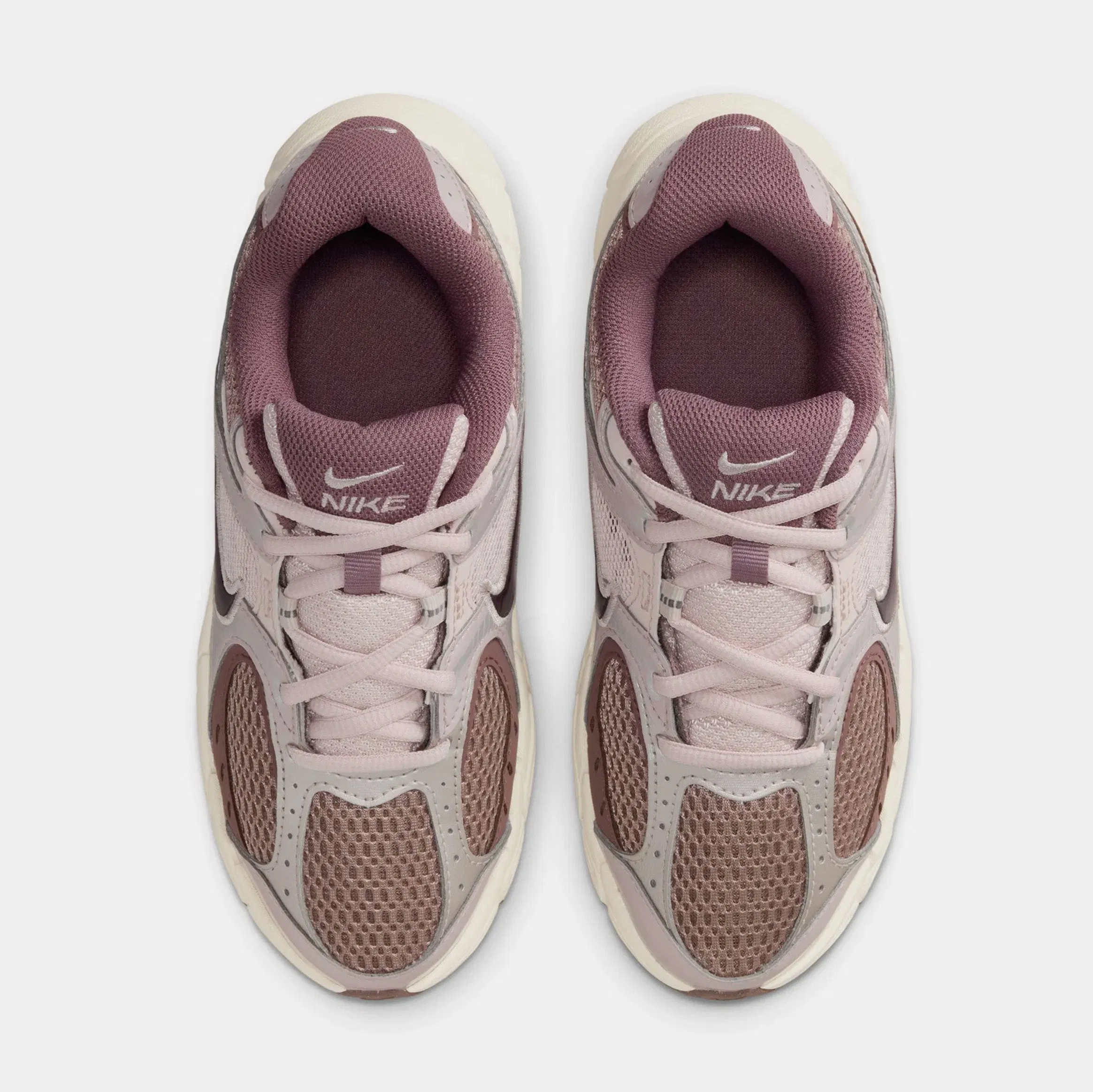 Nike V5 RNR Grade School Running Shoes (Taupe Haze/Burgundy Ash/Tatto Silt/Red)