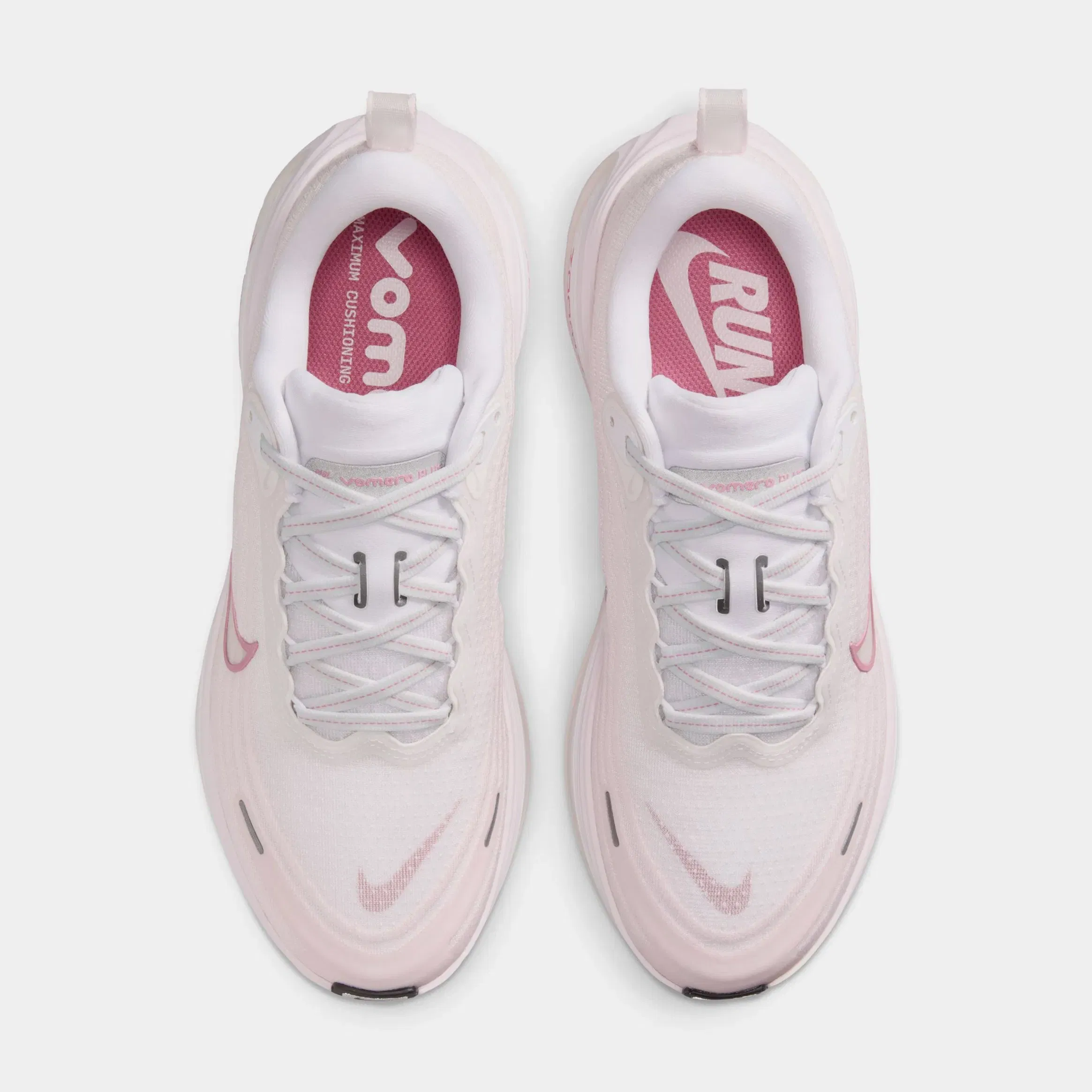 Nike Vomero Plus Womens Running Shoes (White/Peony/Pearl Pink/Phantom)
