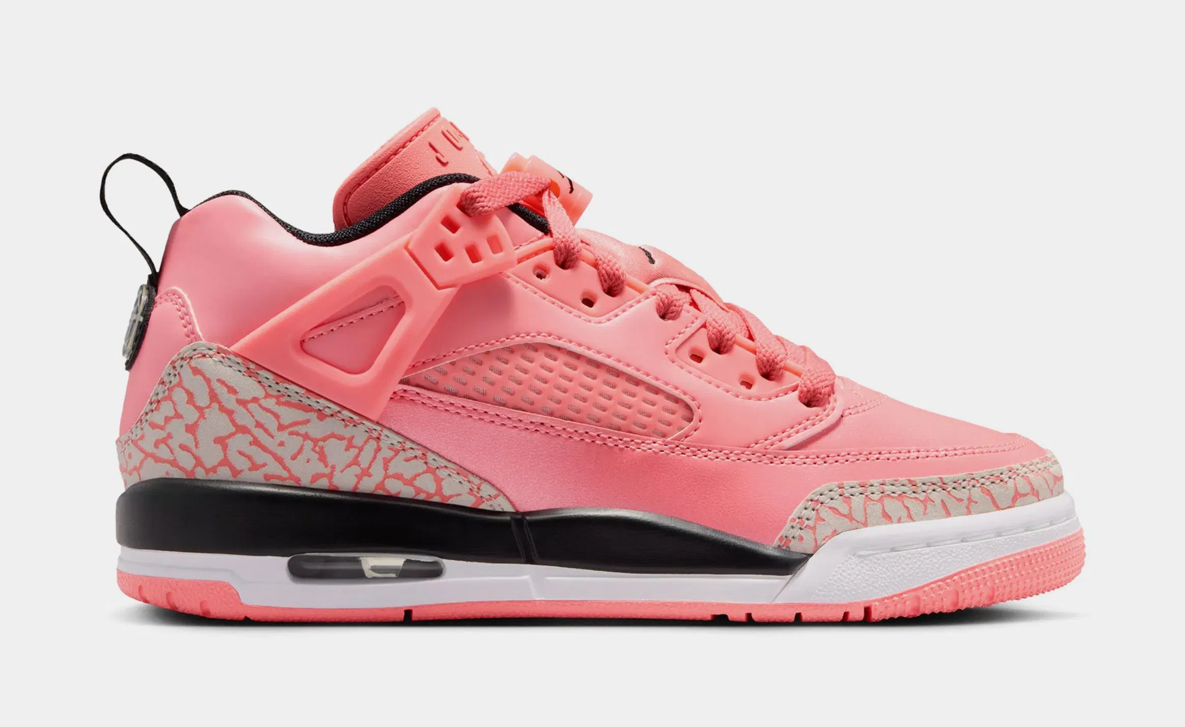 Air Jordan Spizike Low Grade School Basketball Shoes (Pink Gaze/Pink Gaze/White/Black)