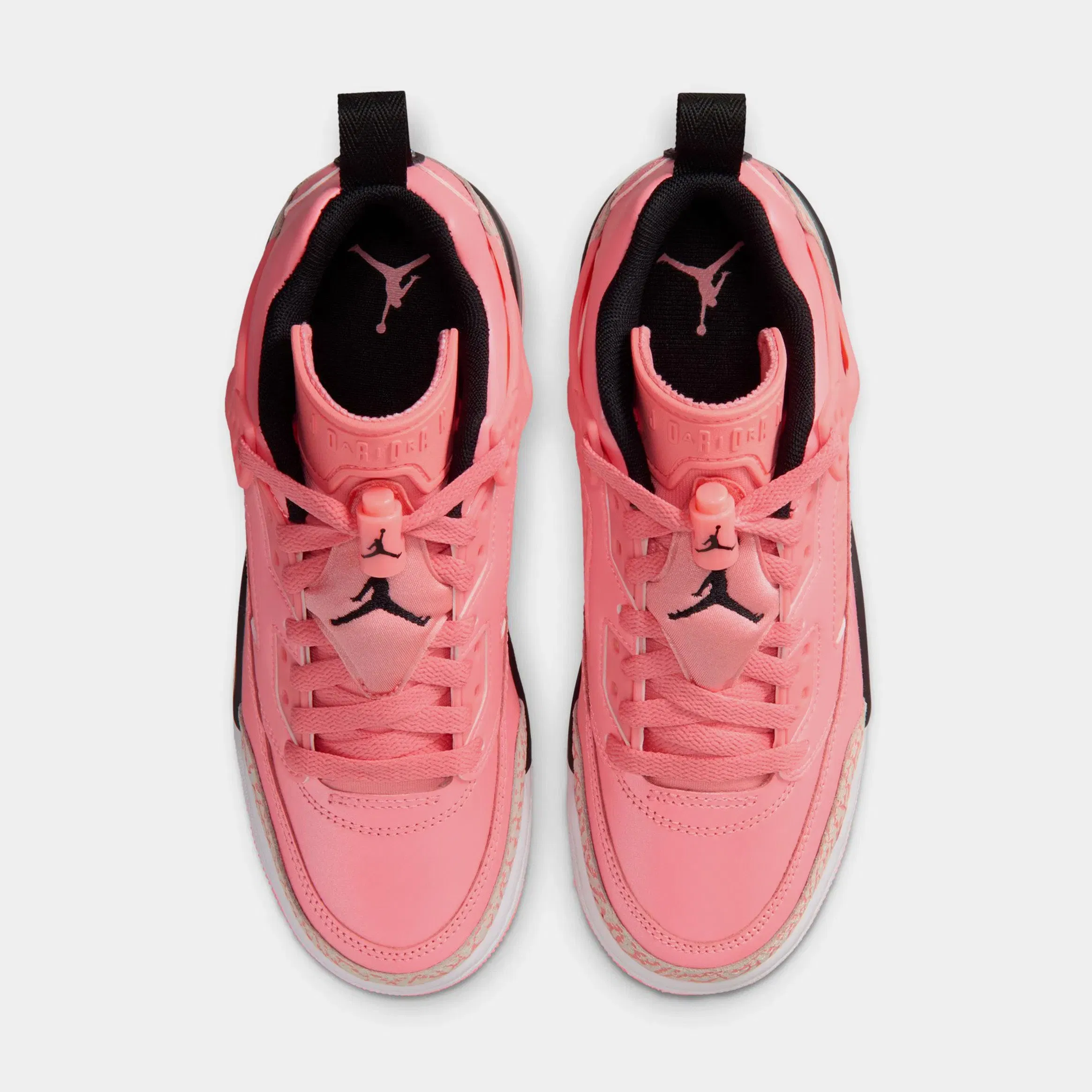 Air Jordan Spizike Low Grade School Basketball Shoes (Pink Gaze/Pink Gaze/White/Black)