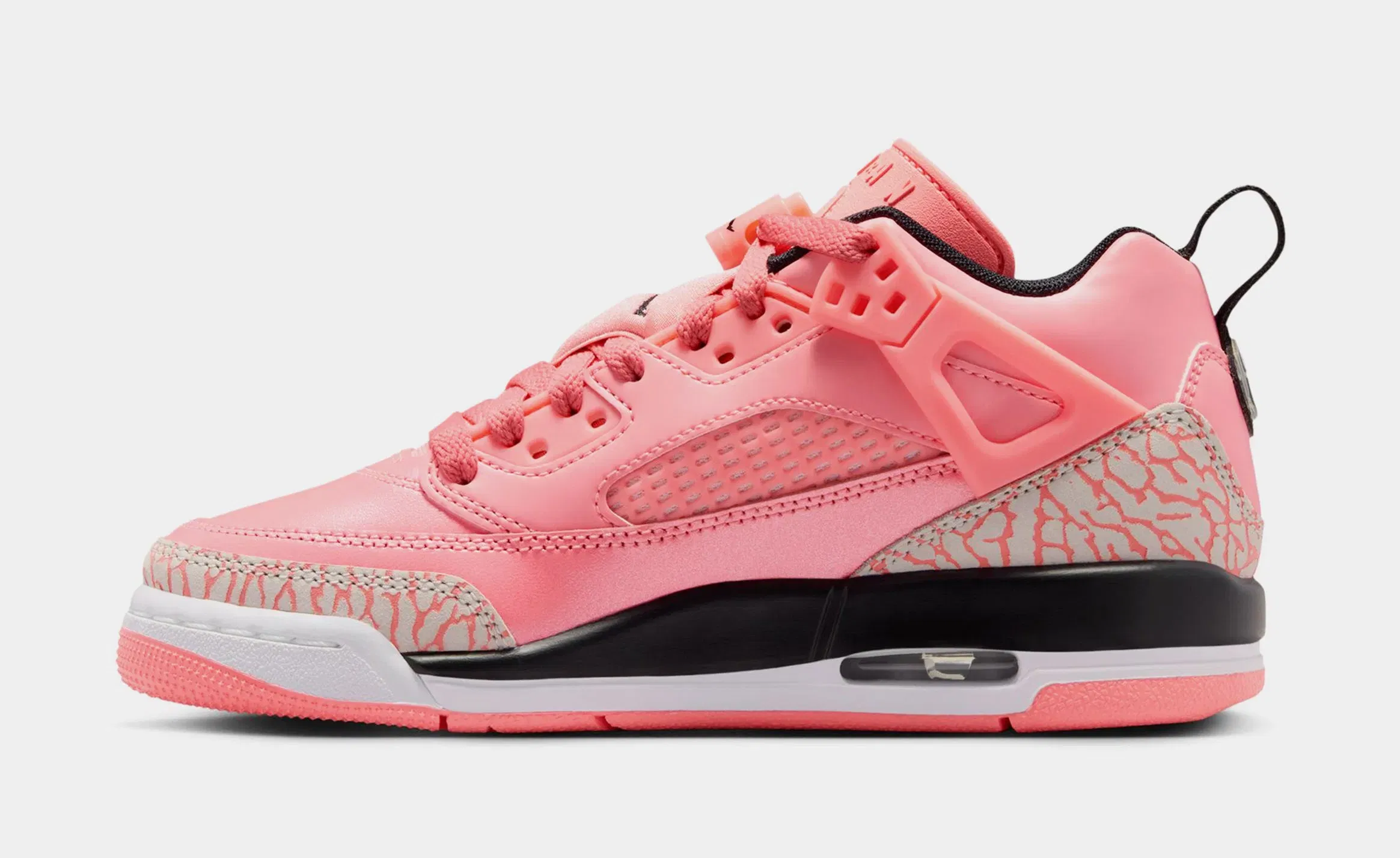 Air Jordan Spizike Low Grade School Basketball Shoes (Pink Gaze/Pink Gaze/White/Black)
