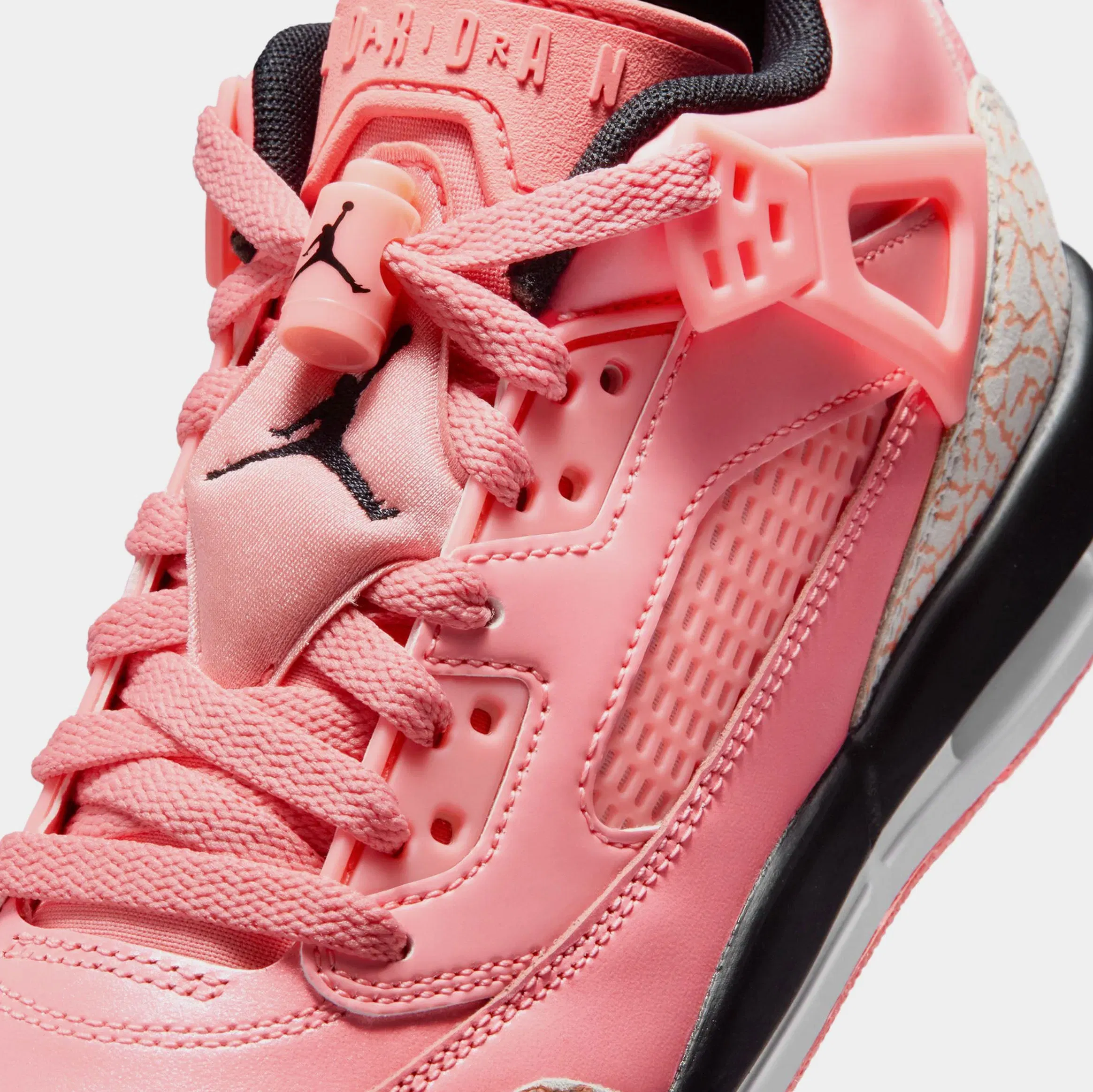 Air Jordan Spizike Low Grade School Basketball Shoes (Pink Gaze/Pink Gaze/White/Black)