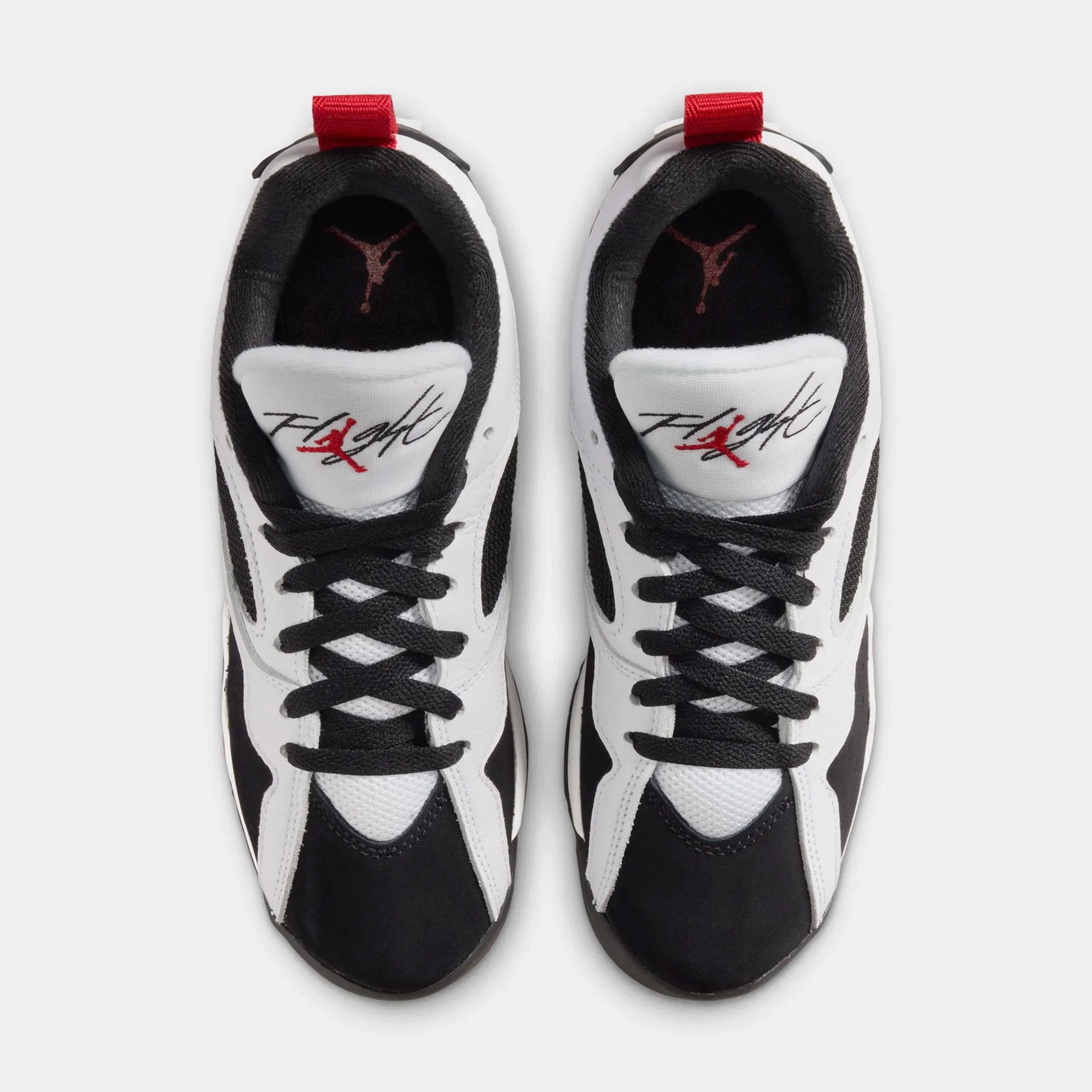 Air Jordan MVP 92 Grade School Basketball Shoes (White/Gym Red/Black)