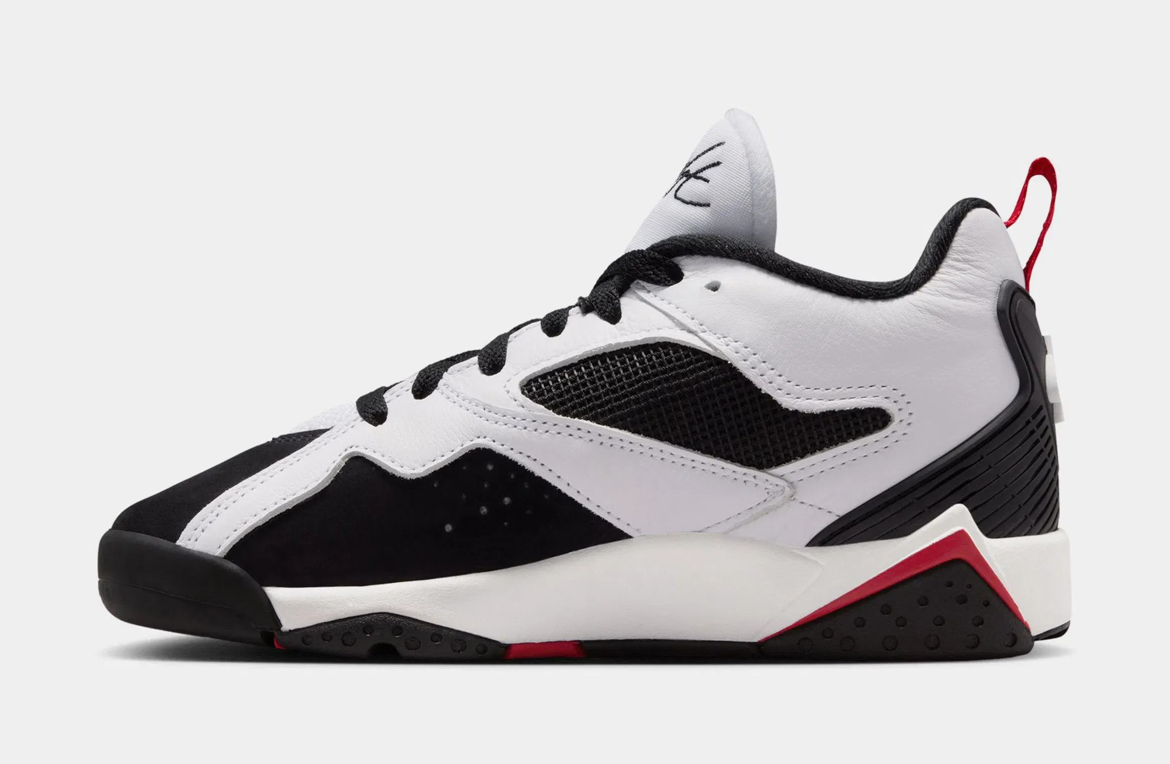 Air Jordan MVP 92 Grade School Basketball Shoes (White/Gym Red/Black)