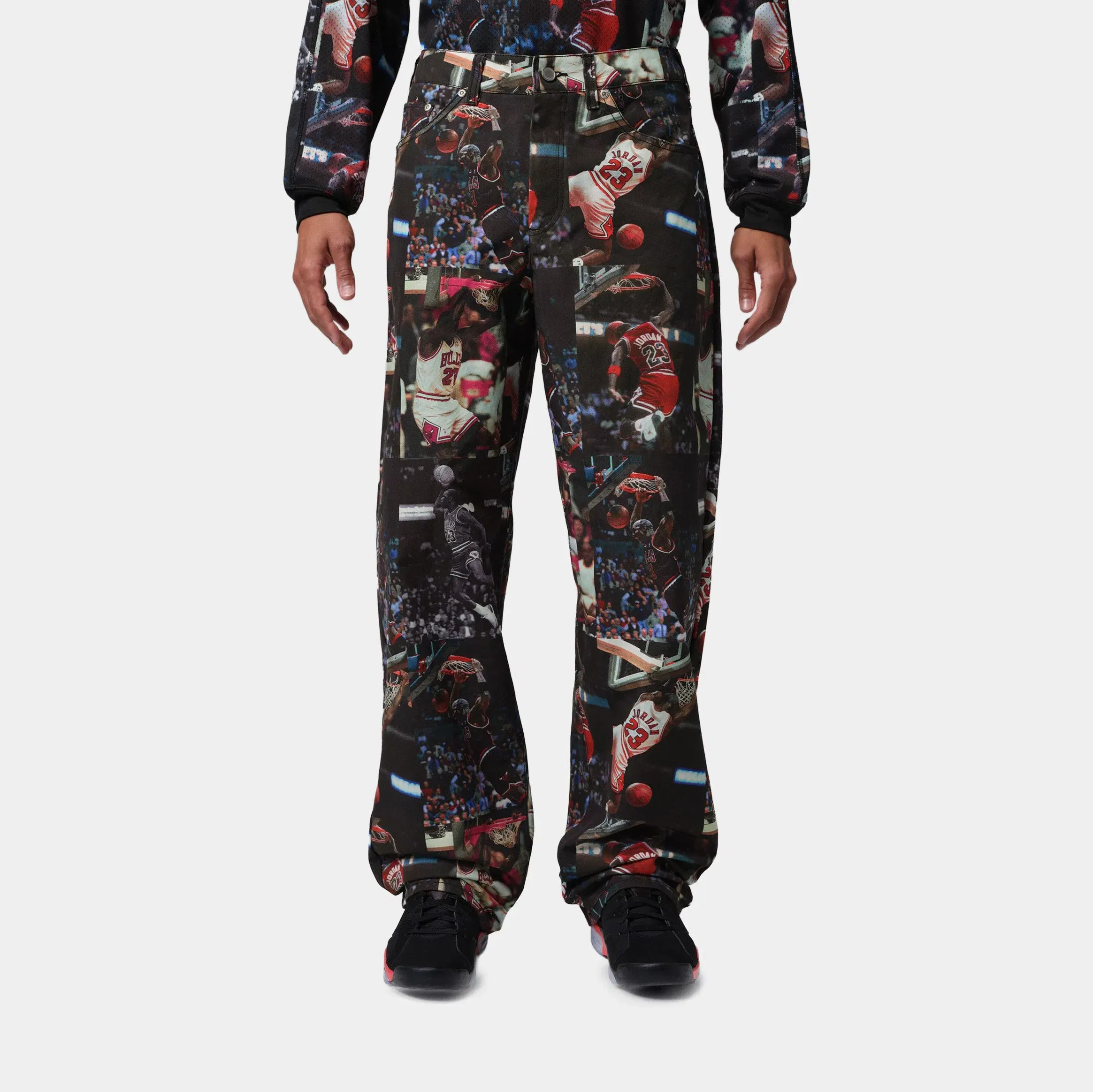 Air Jordan JDN Flight 23 AOP Woven Mens Pants (Multi/Black)