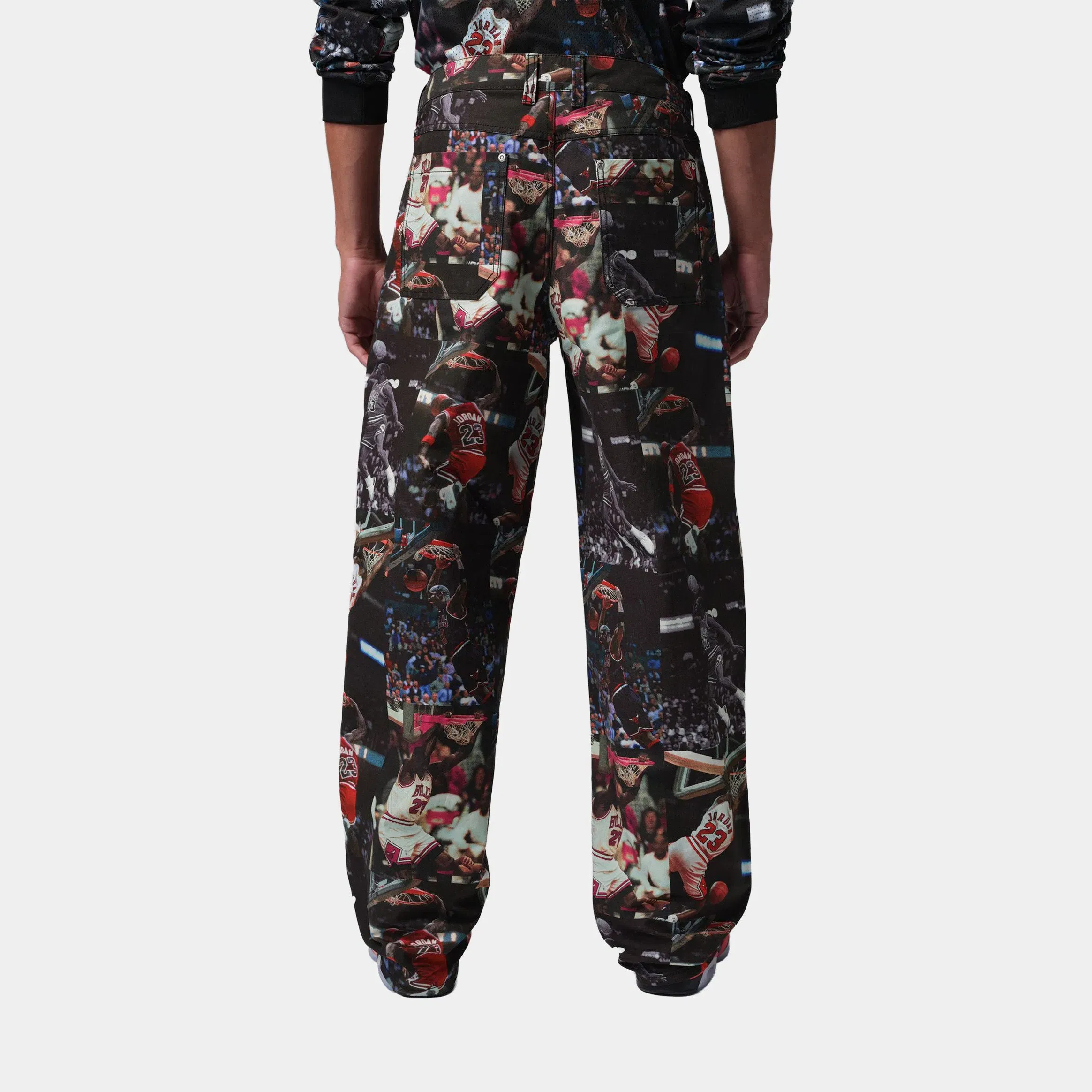 Air Jordan JDN Flight 23 AOP Woven Mens Pants (Multi/Black)