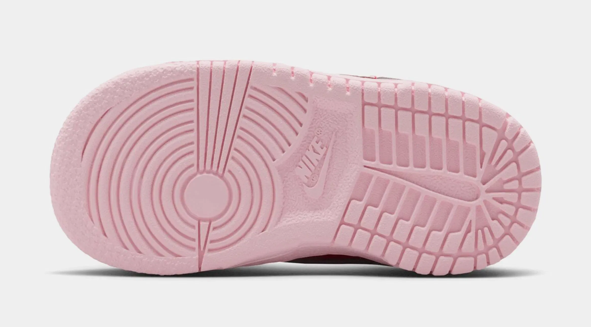 Nike Dunk Low Infant Toddler Lifestyle Shoes (Pink Foam/Summit White/Light Crimson)