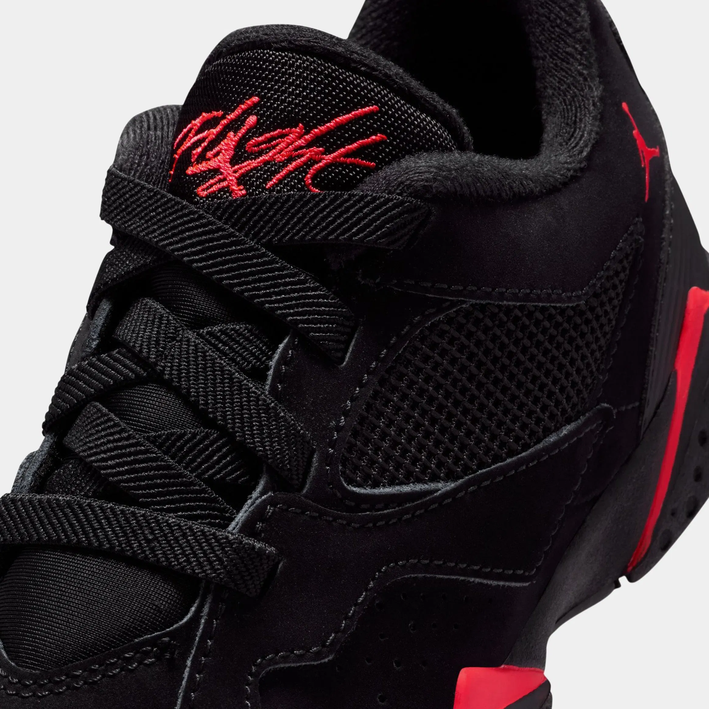 Air Jordan MVP 92 Preschool Basketball Shoes (Black/Infrared 23)