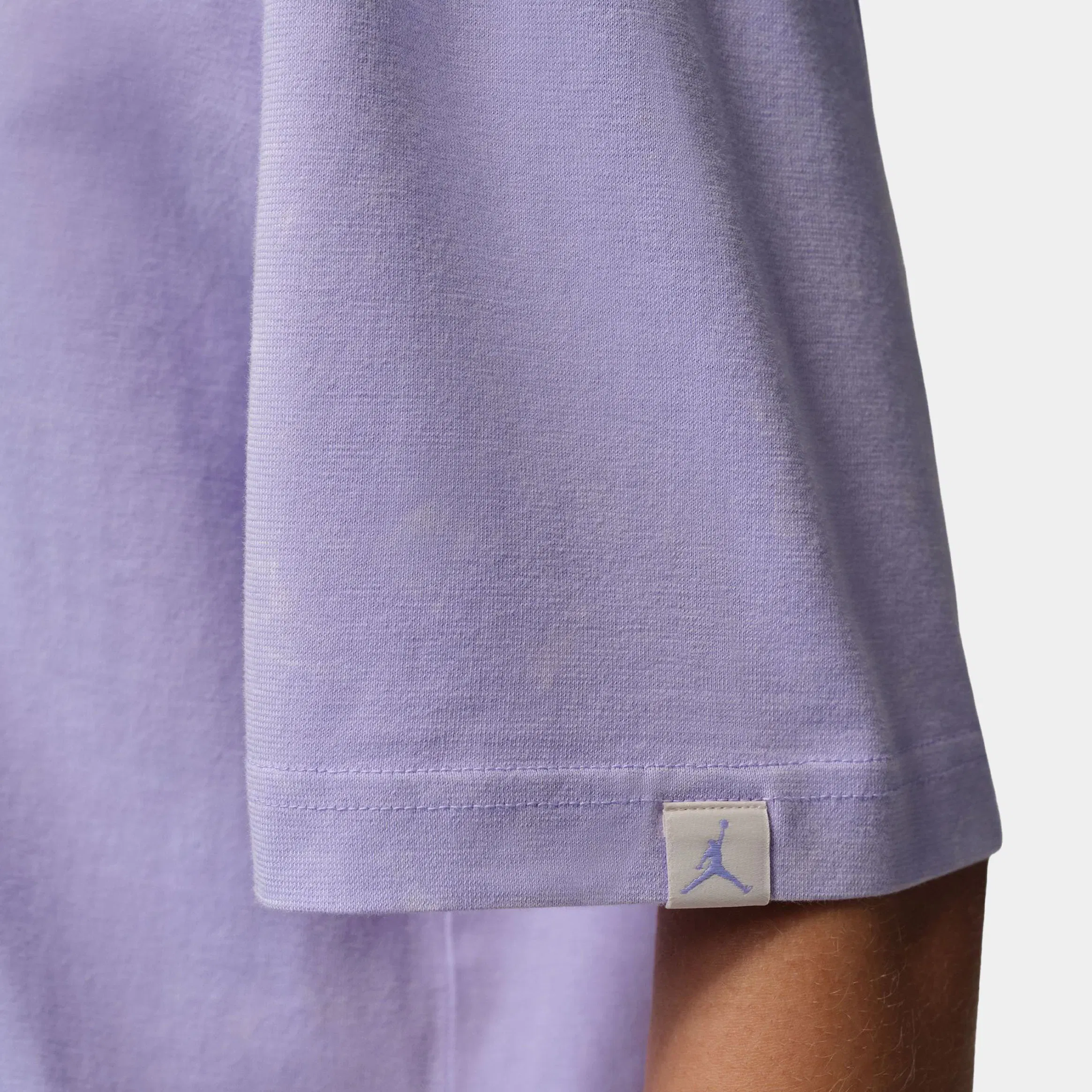 Air Jordan Oversized Graphic Womens Short Sleeve Shirt (Hydrangeas)