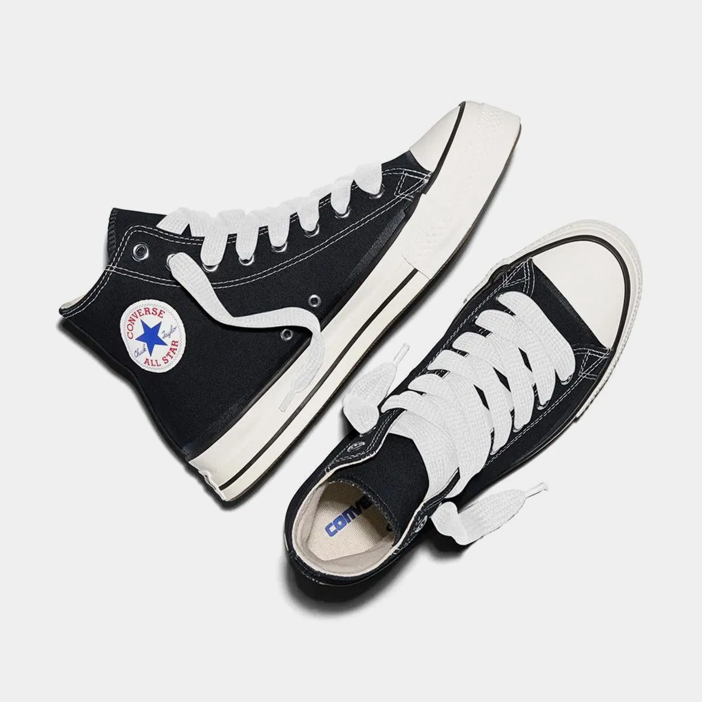 Converse Chuck Taylor All Star Throwback Mens Lifestyle Shoes (Black/Vintage White/Red)