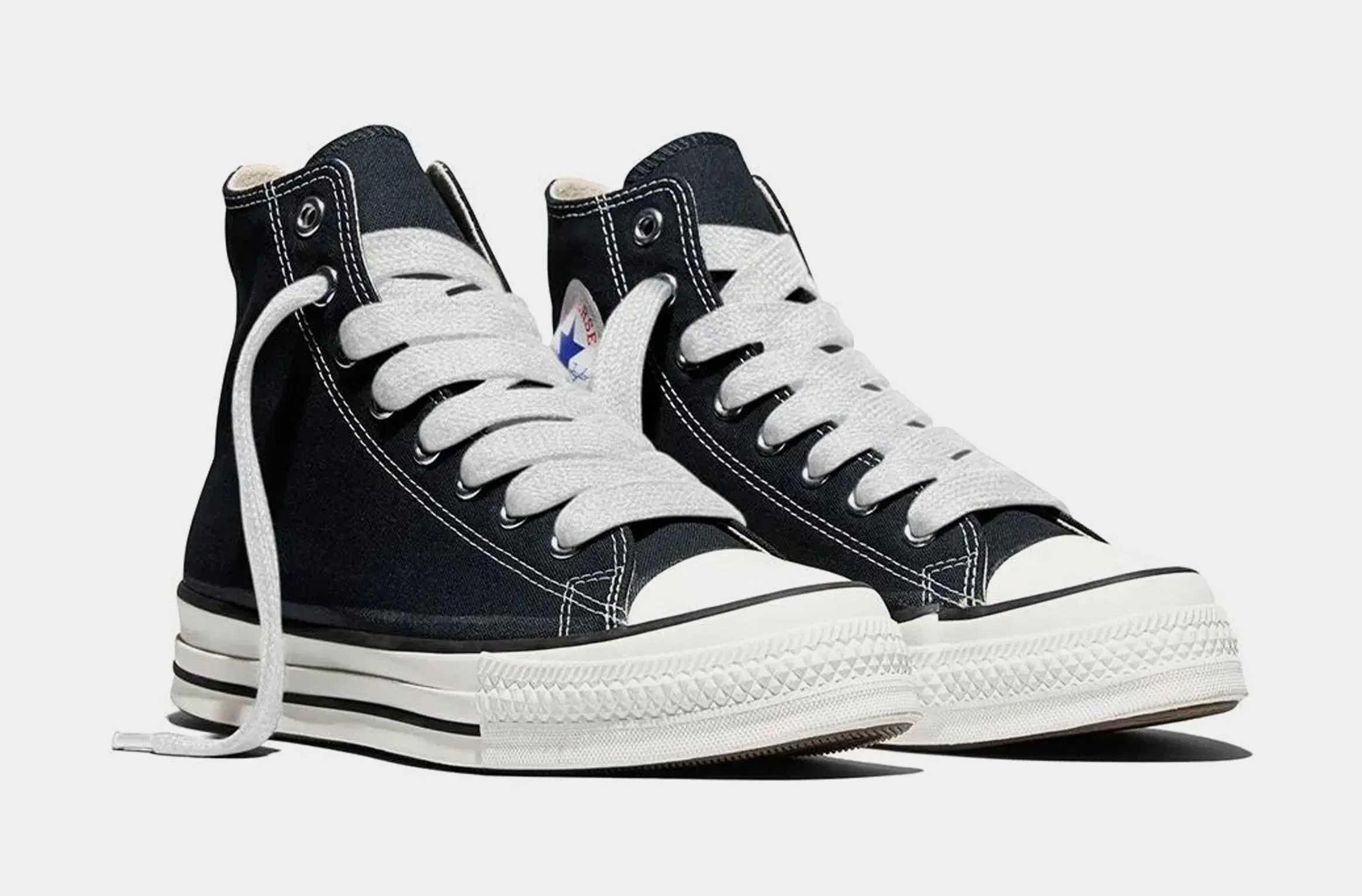 Converse Chuck Taylor All Star Throwback Mens Lifestyle Shoes (Black/Vintage White/Red)