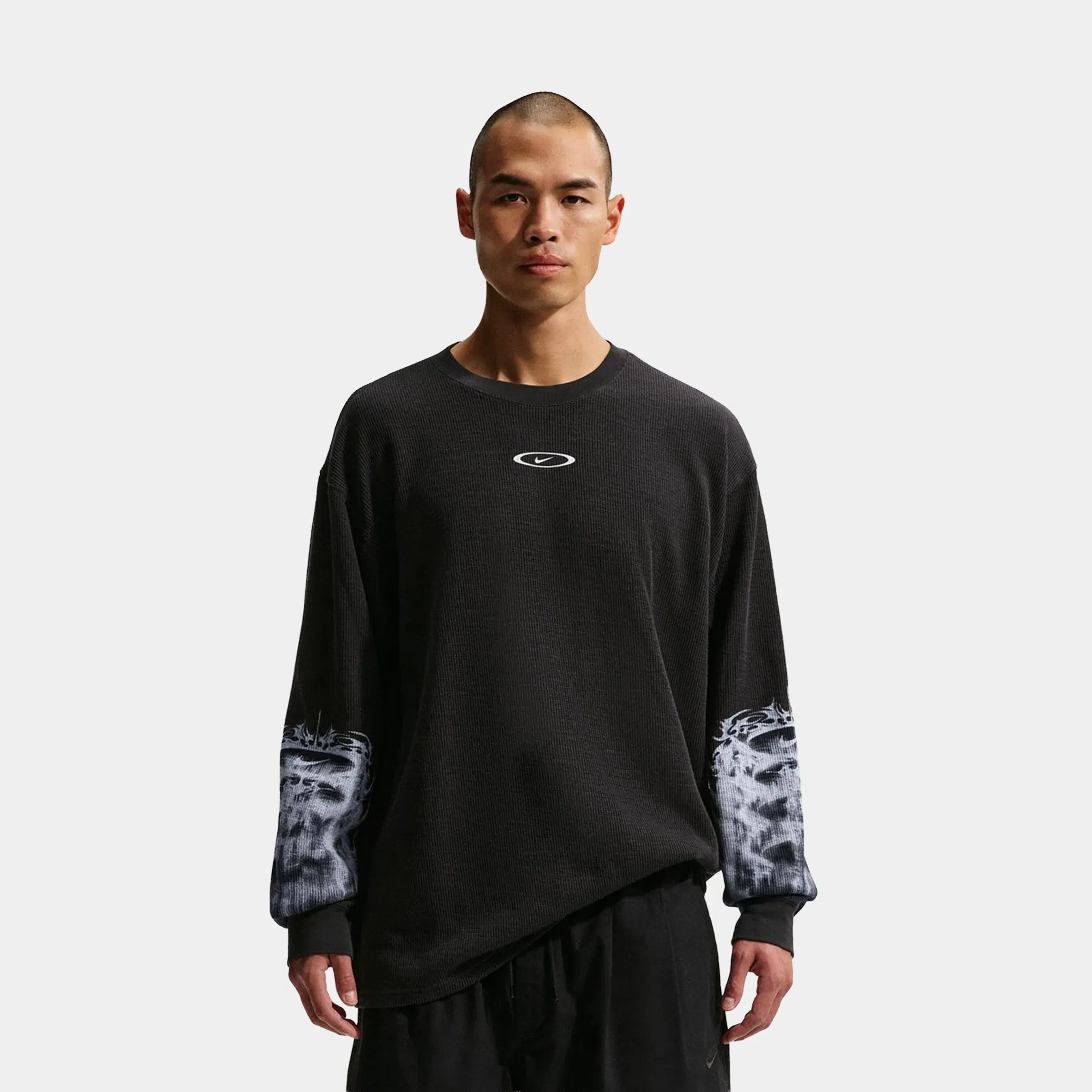 Nike Sportswear Thermal Top Mens Long Sleeve Shirt (Off Noir)