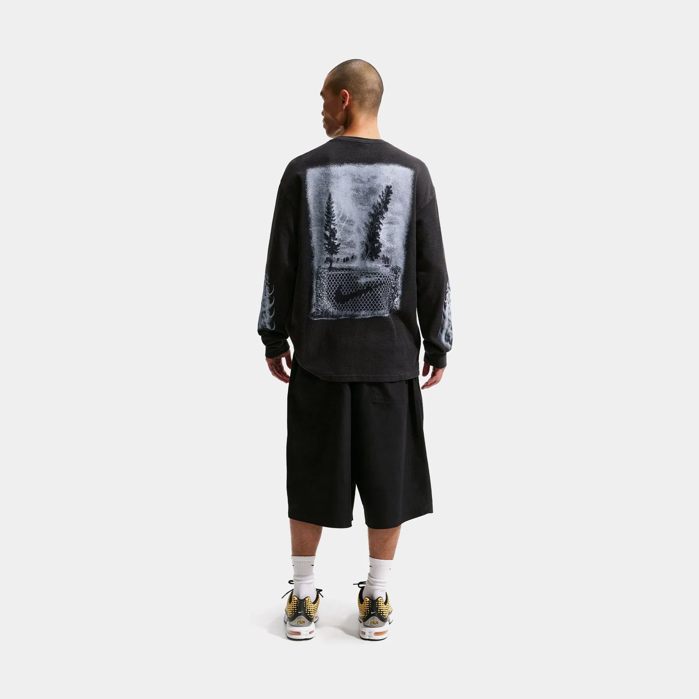 Nike Sportswear Thermal Top Mens Long Sleeve Shirt (Off Noir)