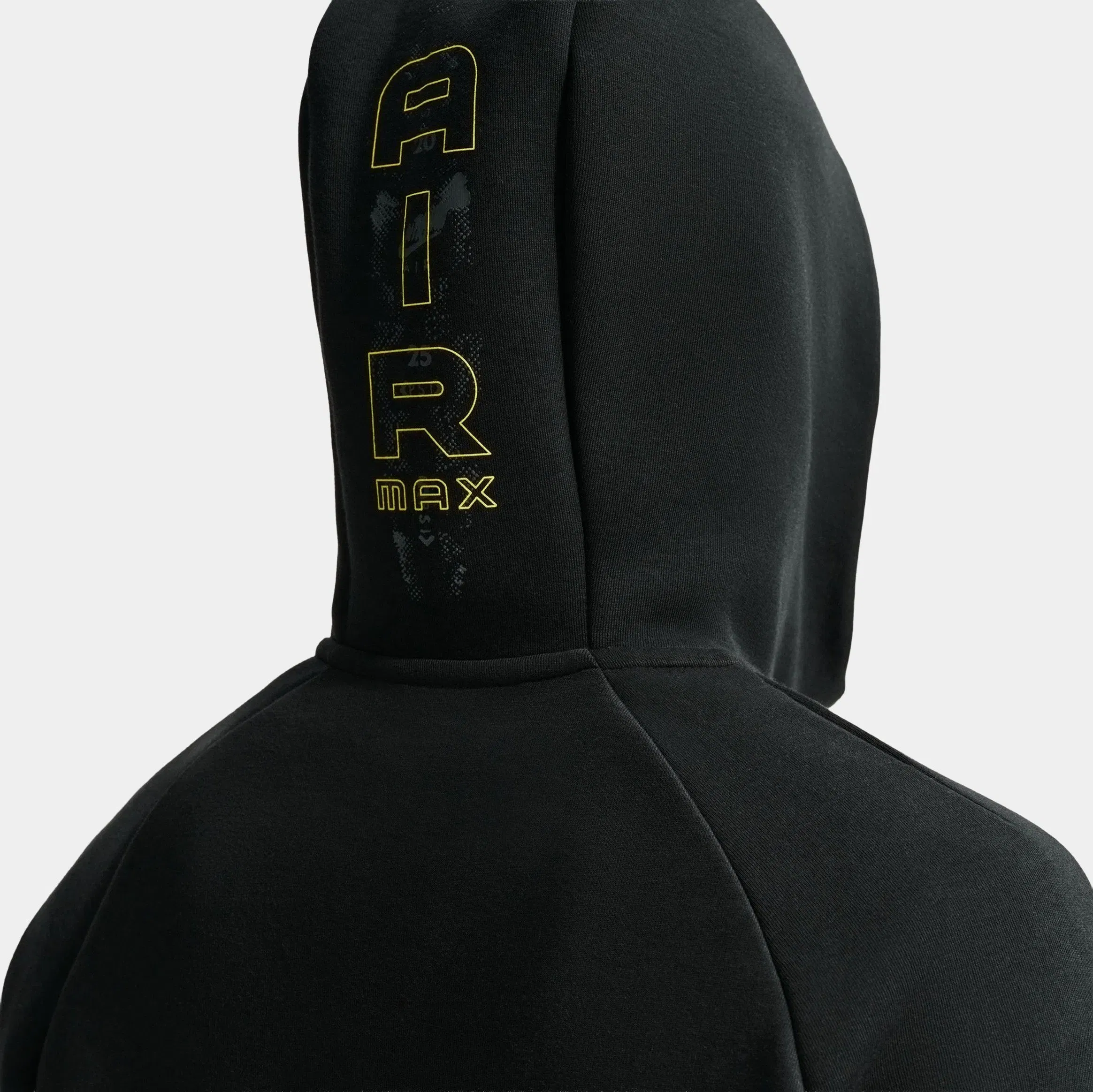Nike Tech Fleece Full Zip Windrunner Mens Jacket (Black/Dark Smoke Grey/Neon Yellow)