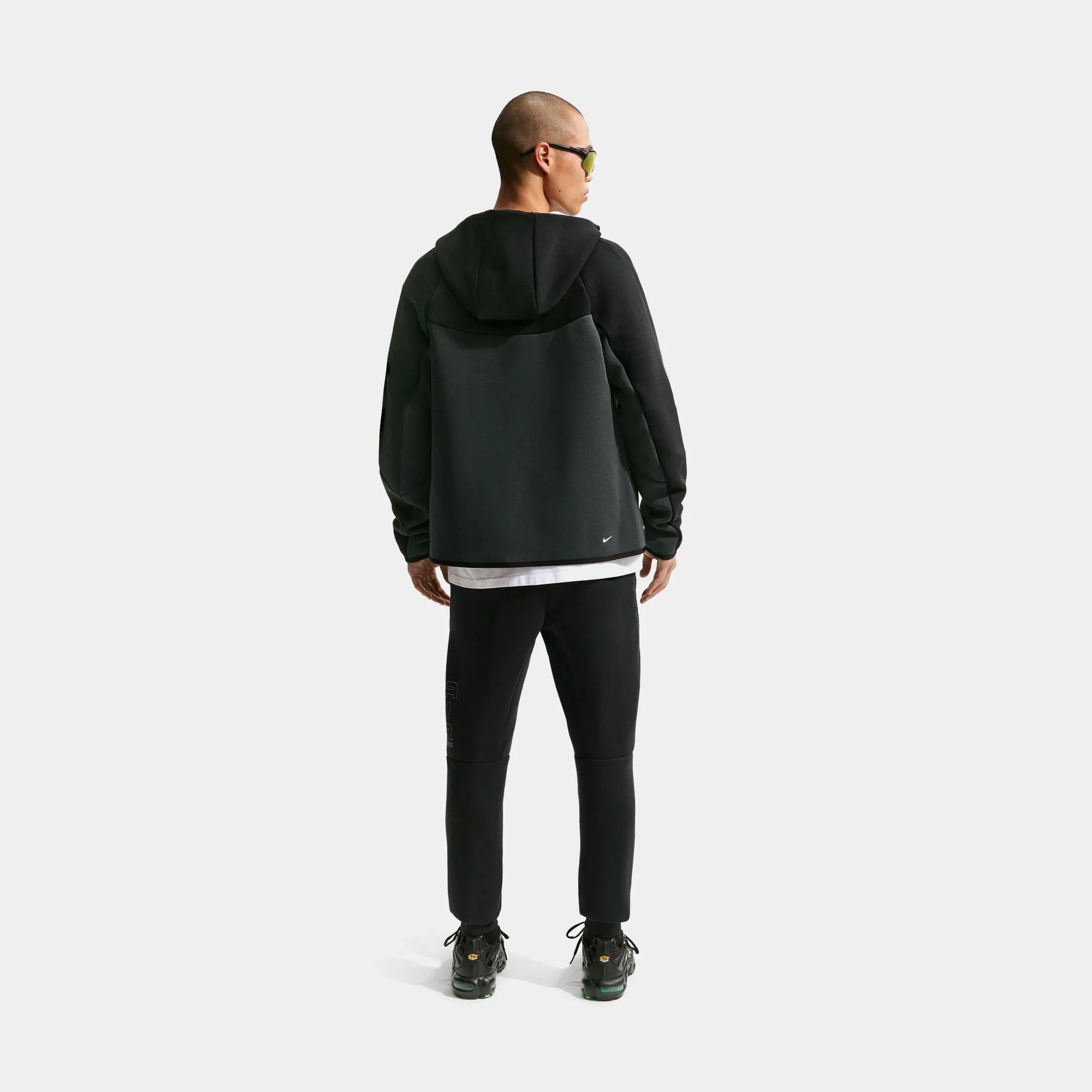 Nike Tech Fleece Mens Joggers (Black/Neon Yellow)