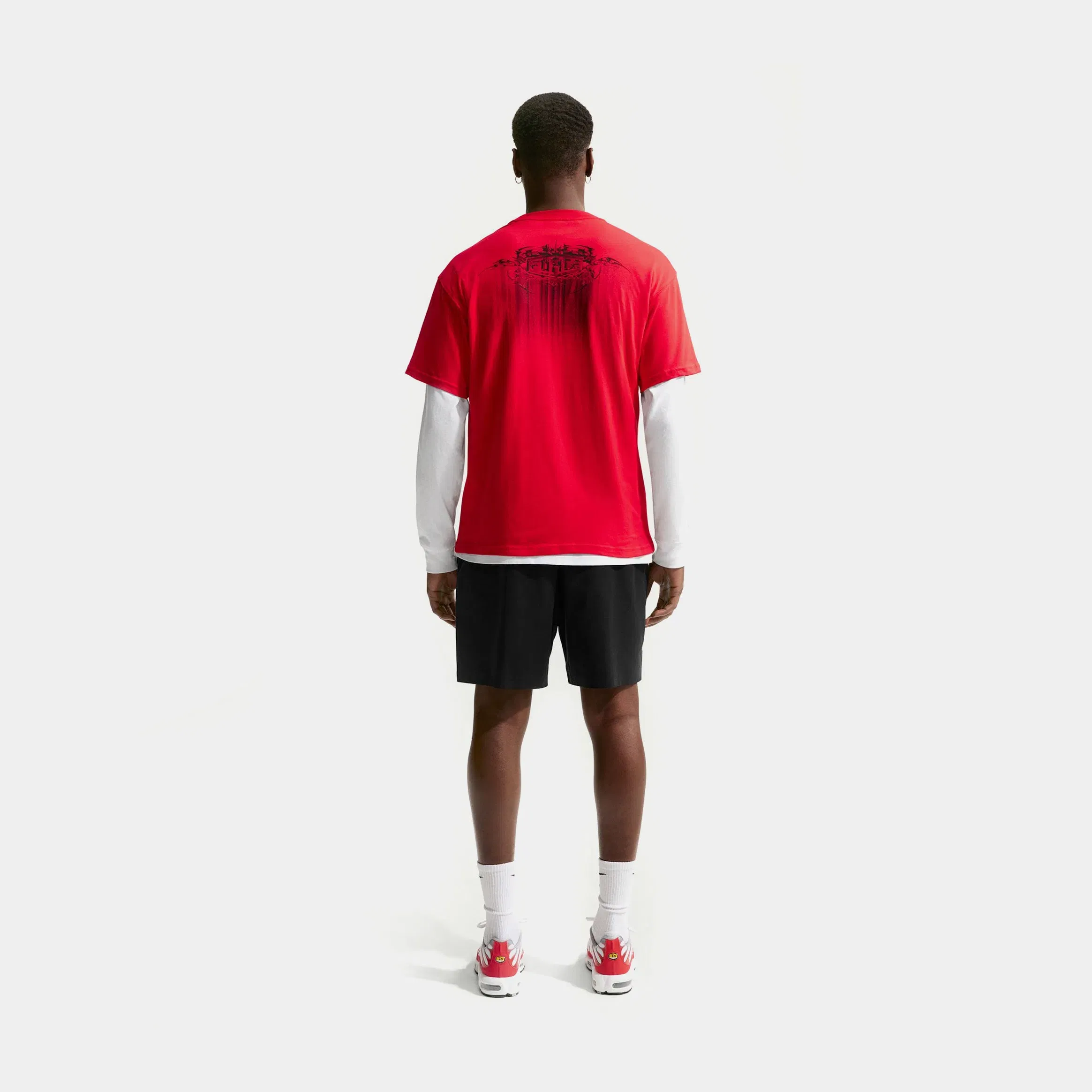 Nike NSW Max 90 Mens Short Sleeve Shirt (University Red)