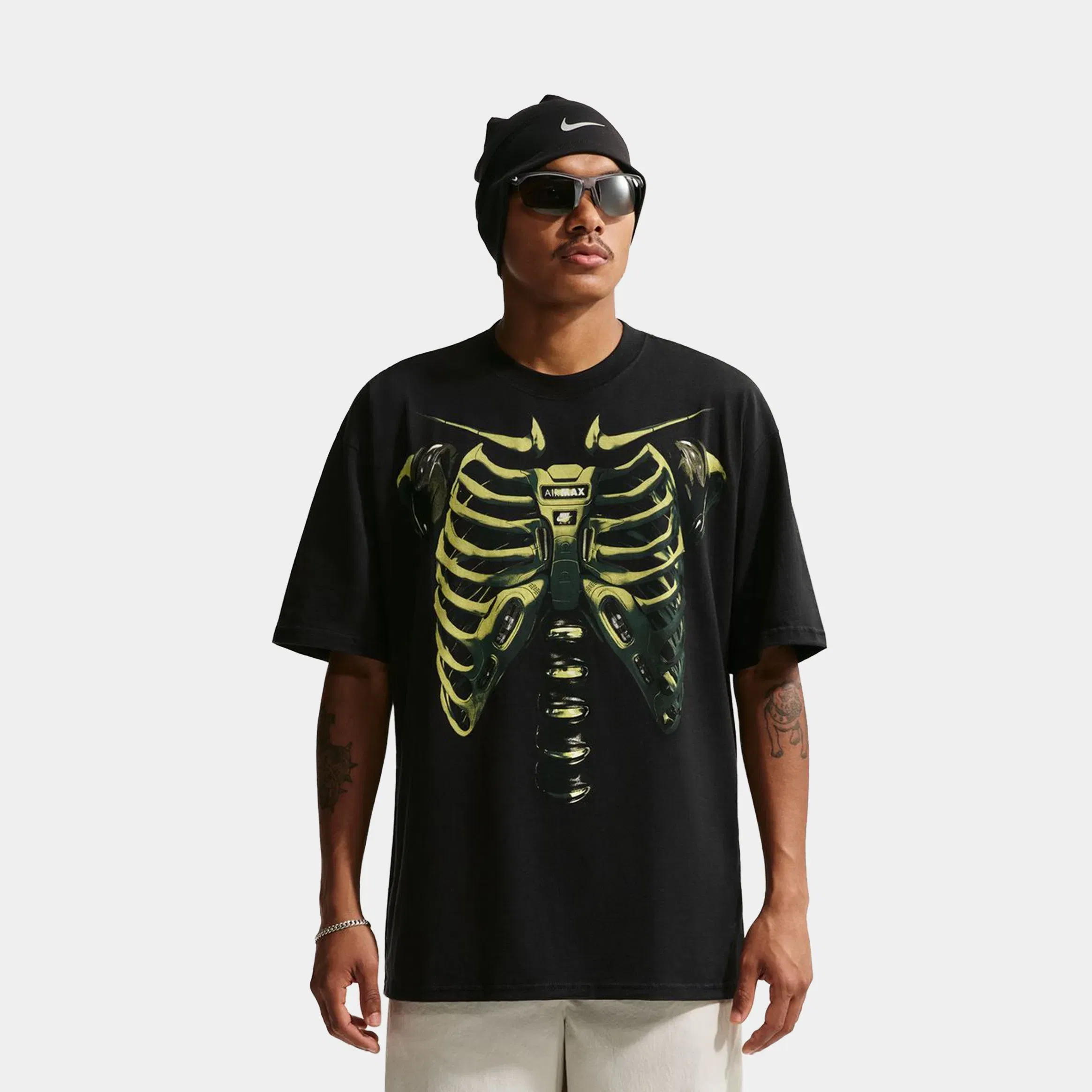 Nike Max90 X-Ray Mens Short Sleeve Shirt (Black/Volt)