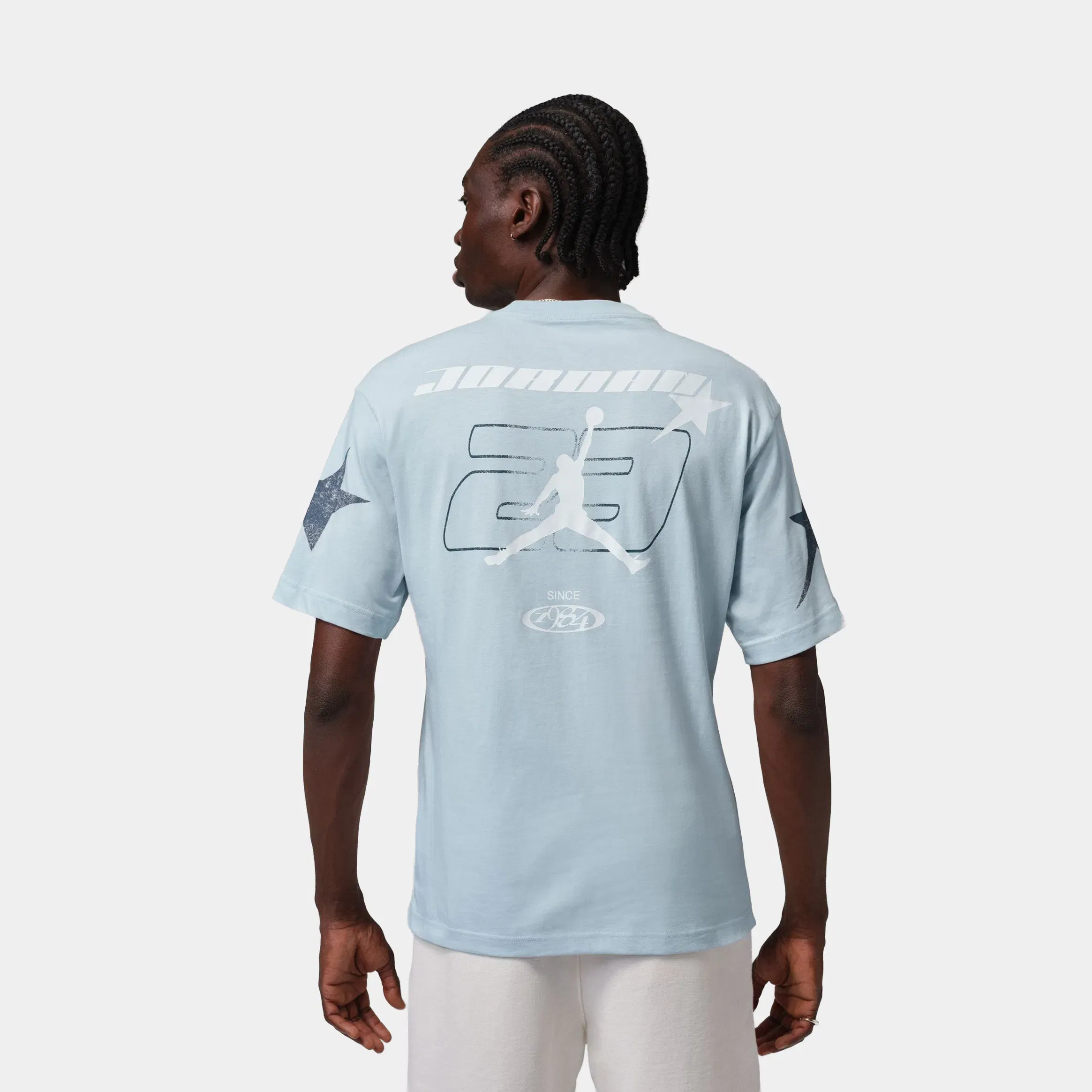 Air Jordan Star Graphic Mens Short Sleeve Shirt (Aura)