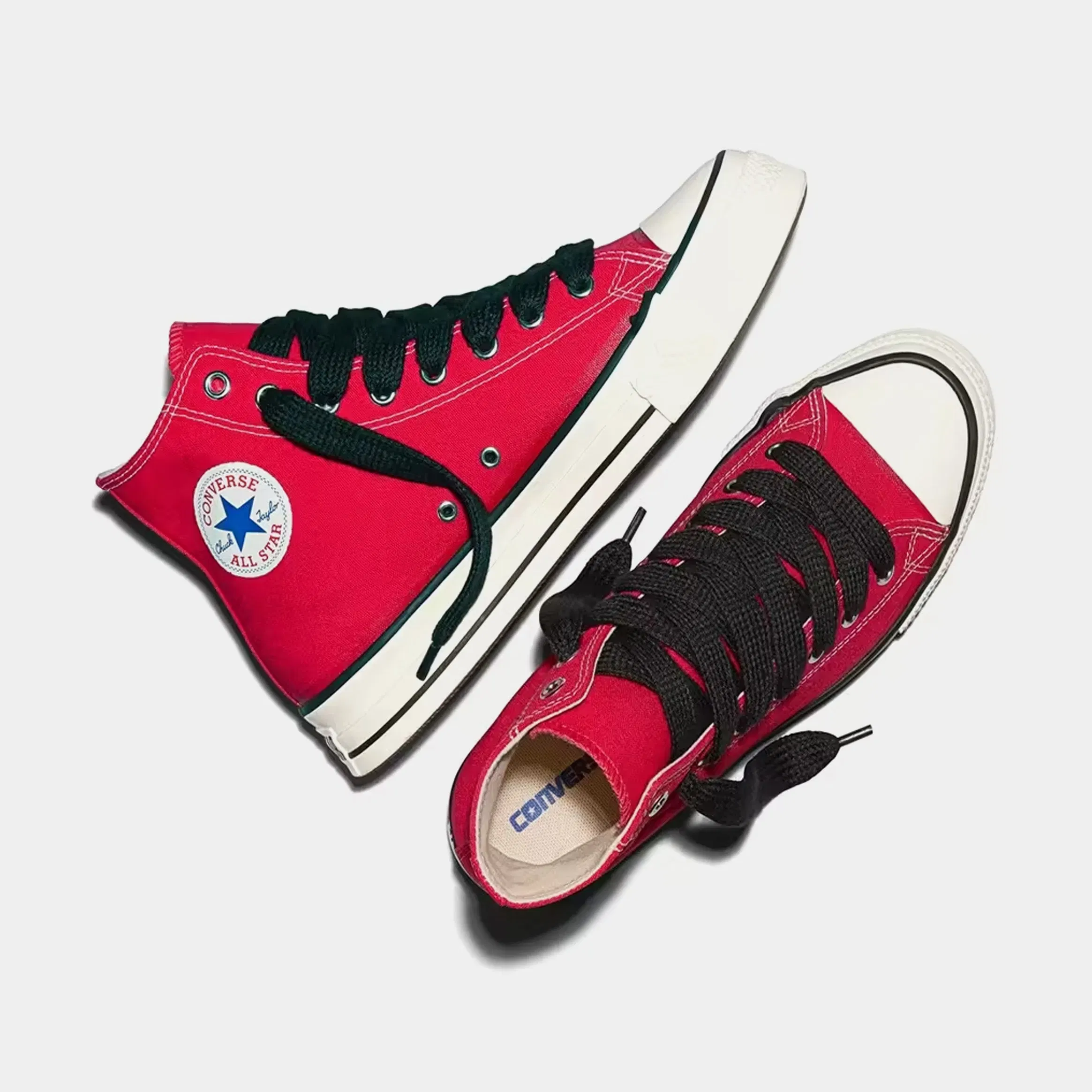 Converse Chuck Taylor Throwback Mens Lifestyle Shoes (Red/Vintage White/Blue)