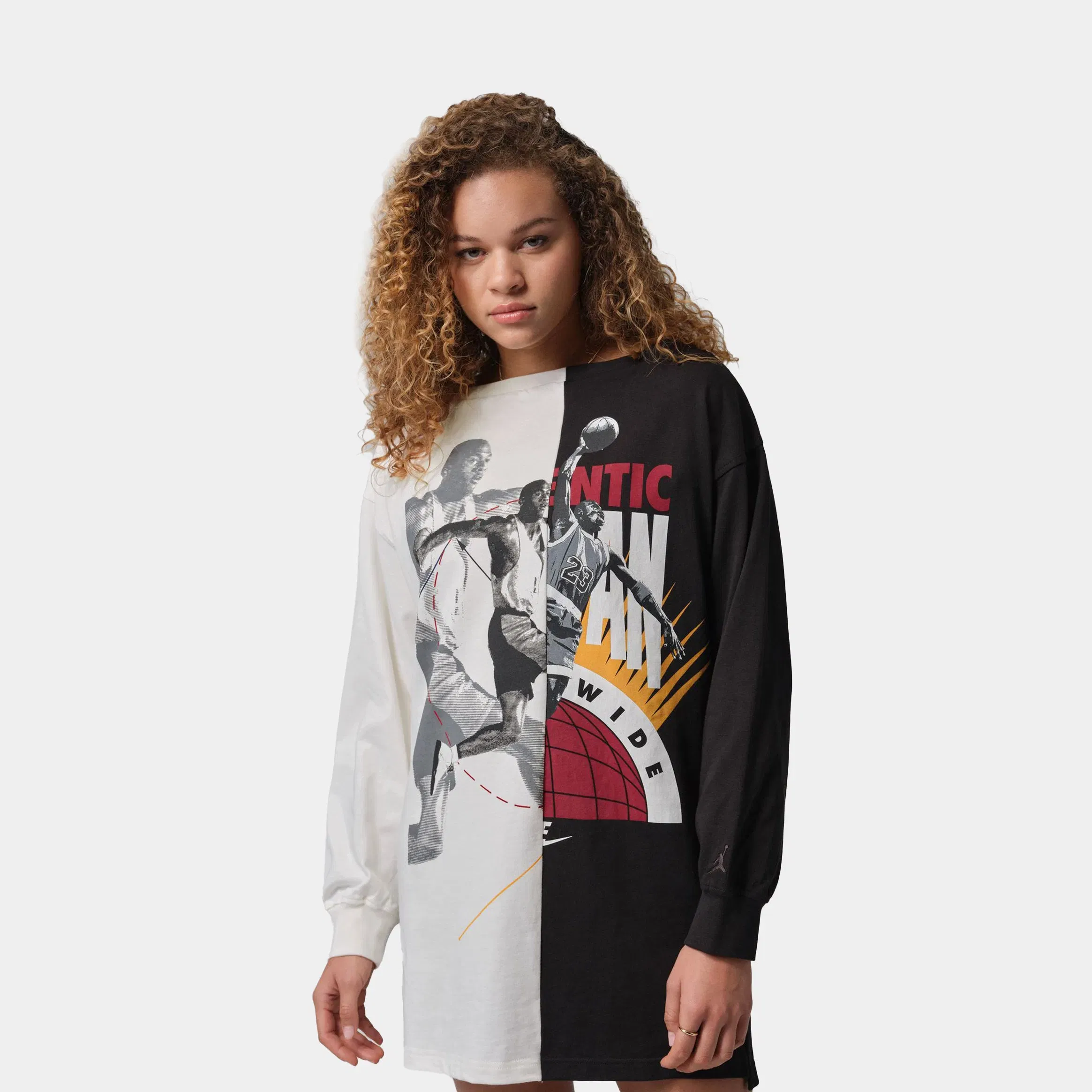 Air Jordan Flight Graphic Womens Dress (Sail/Black)