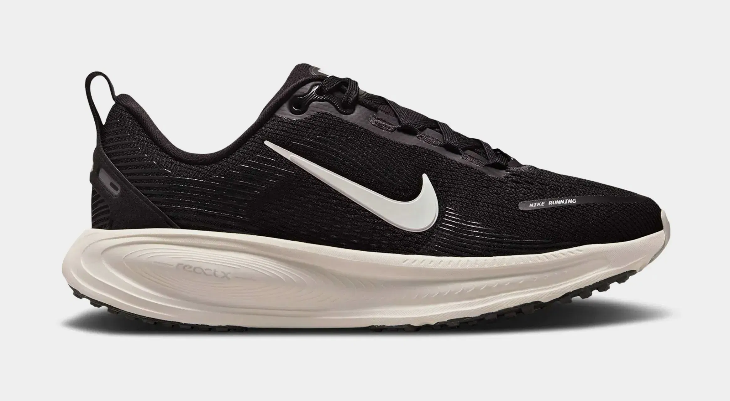 Nike Vomero 18 Grade School Running Shoes (Black/Coconut Milk/Iron Ore/Summit White)