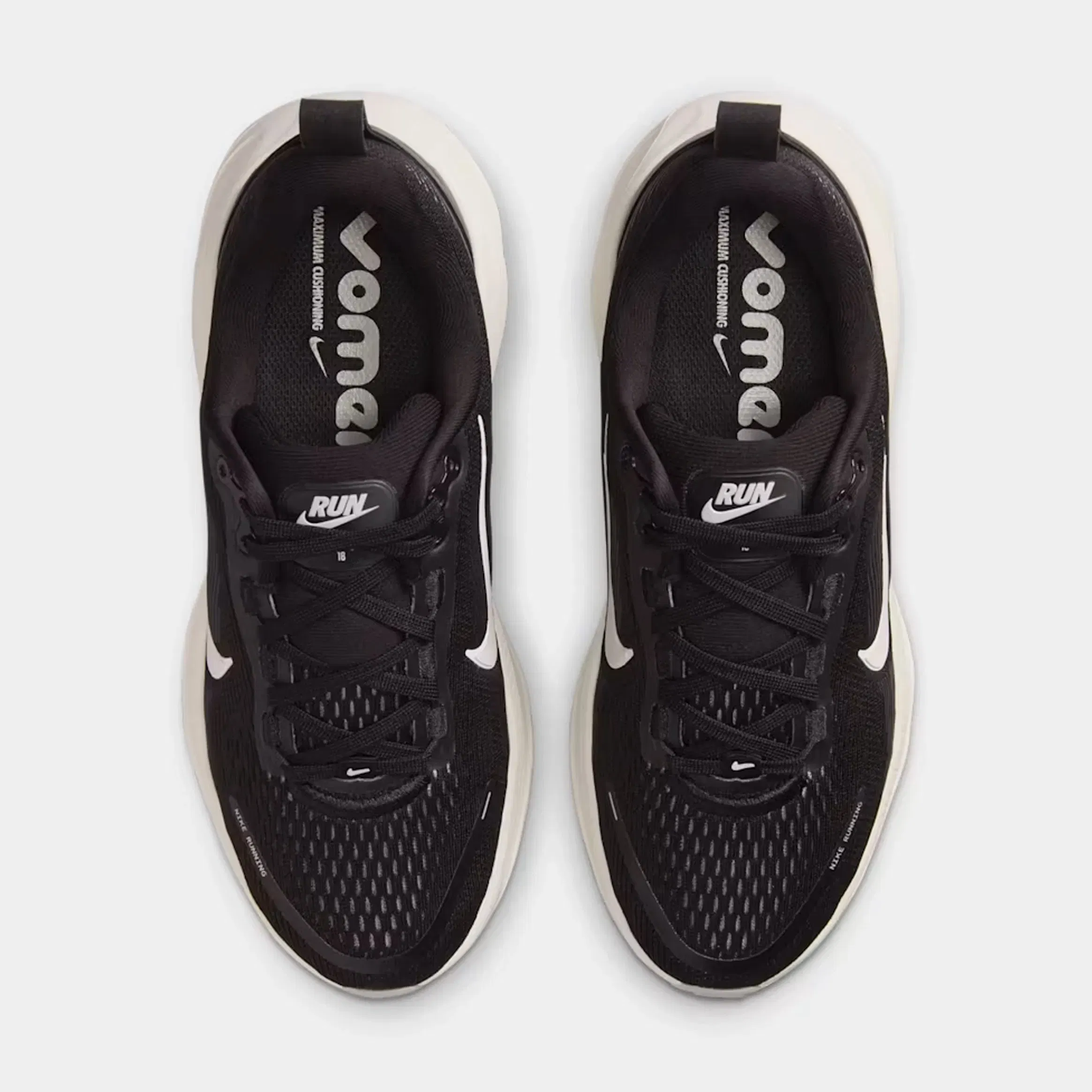 Nike Vomero 18 Grade School Running Shoes (Black/Coconut Milk/Iron Ore/Summit White)