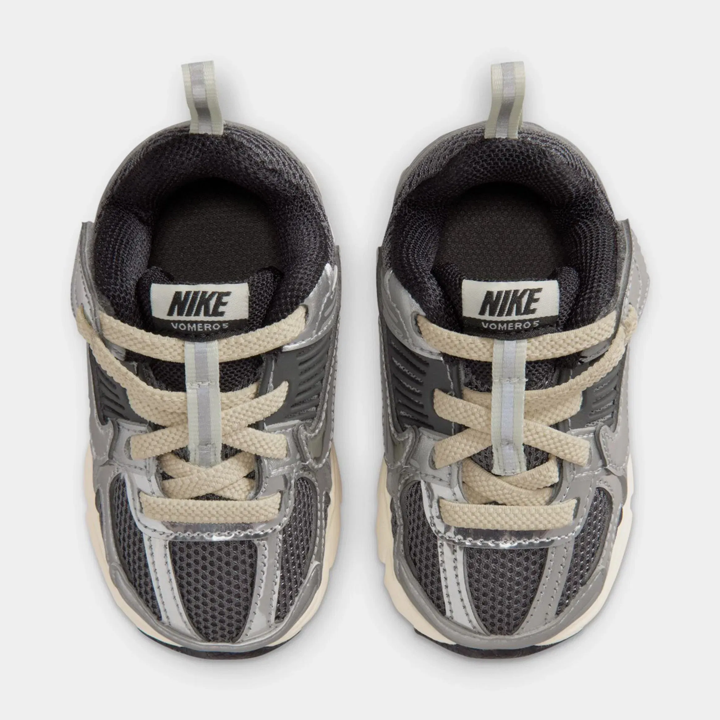 Nike Vomero 5 Infant Toddler Running Shoes (Iron Grey/Chrome/Metallic Silver)