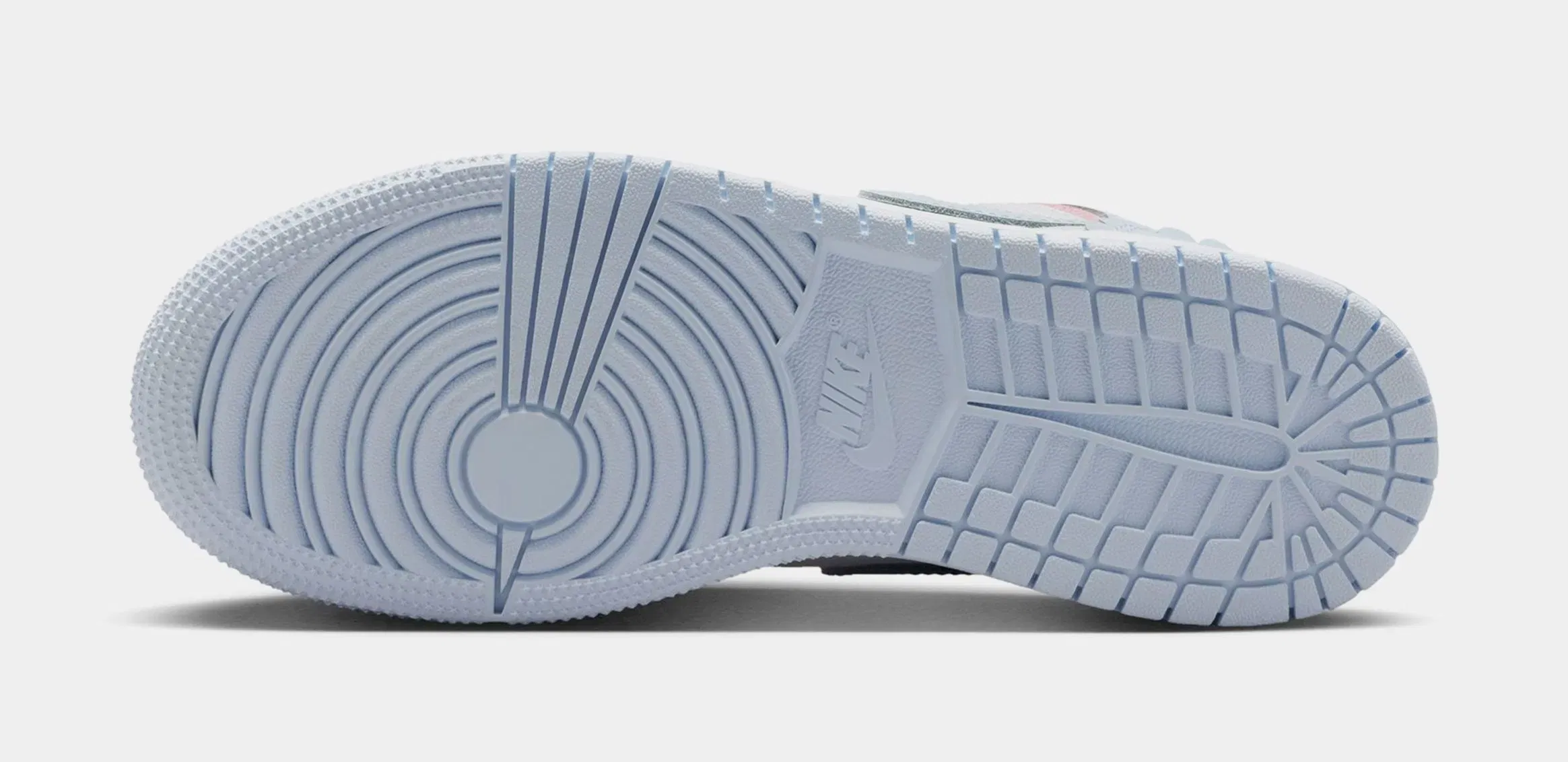 Air Jordan Mid SE Love Is In The Air Grade School Lifestyle Shoes (Half Blue/Pale Ivory/White/Half Blue)