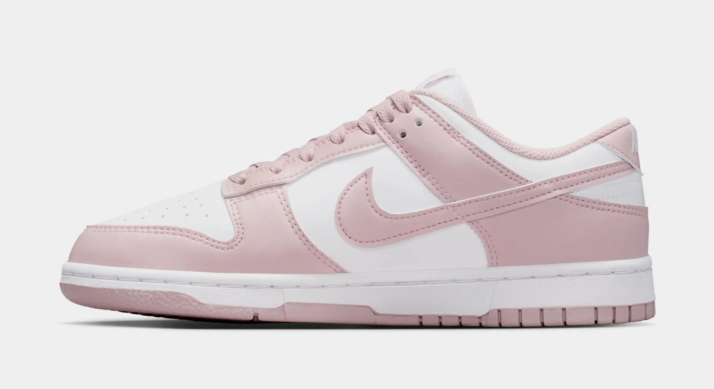 Nike Dunk Low Womens Lifestyle Shoes (White/White/Particle Rose)