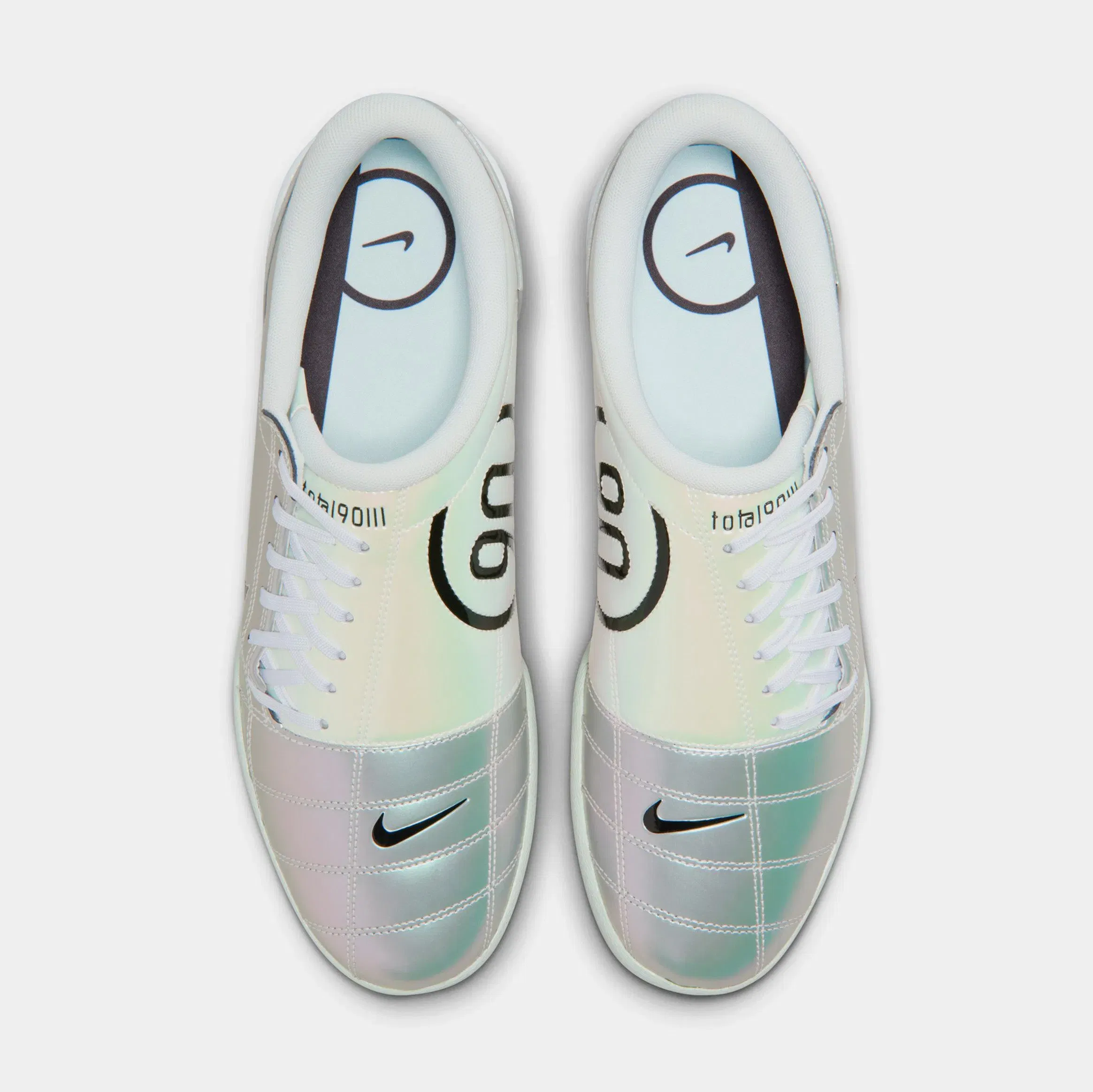 Nike Total 90 Premium Mens Running Shoes (Off White/Black/Light Silver)
