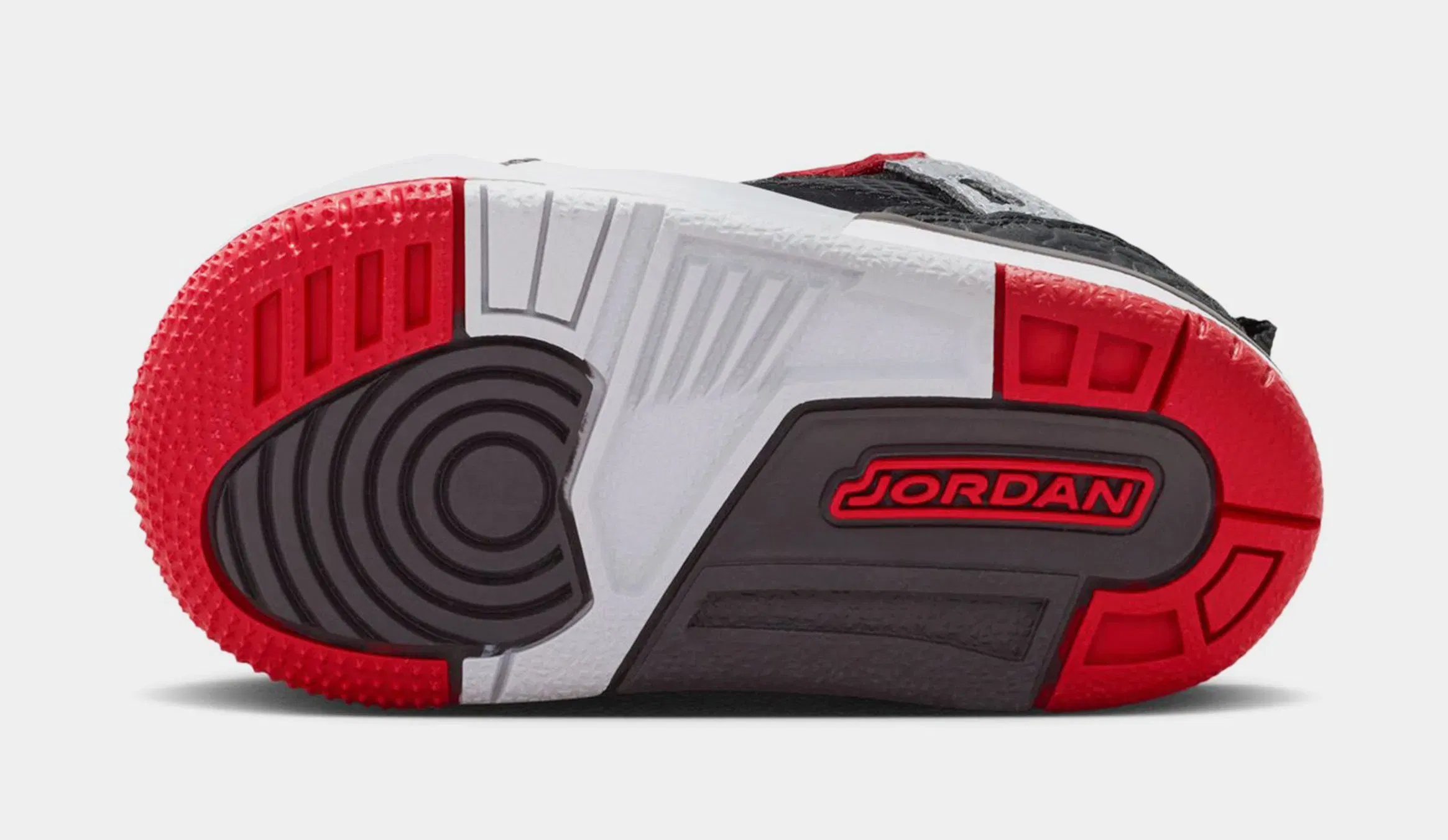 Air Jordan Spizike Low Infant Toddler Basketball Shoes (Black/Gym Red/Wolf Grey/White)