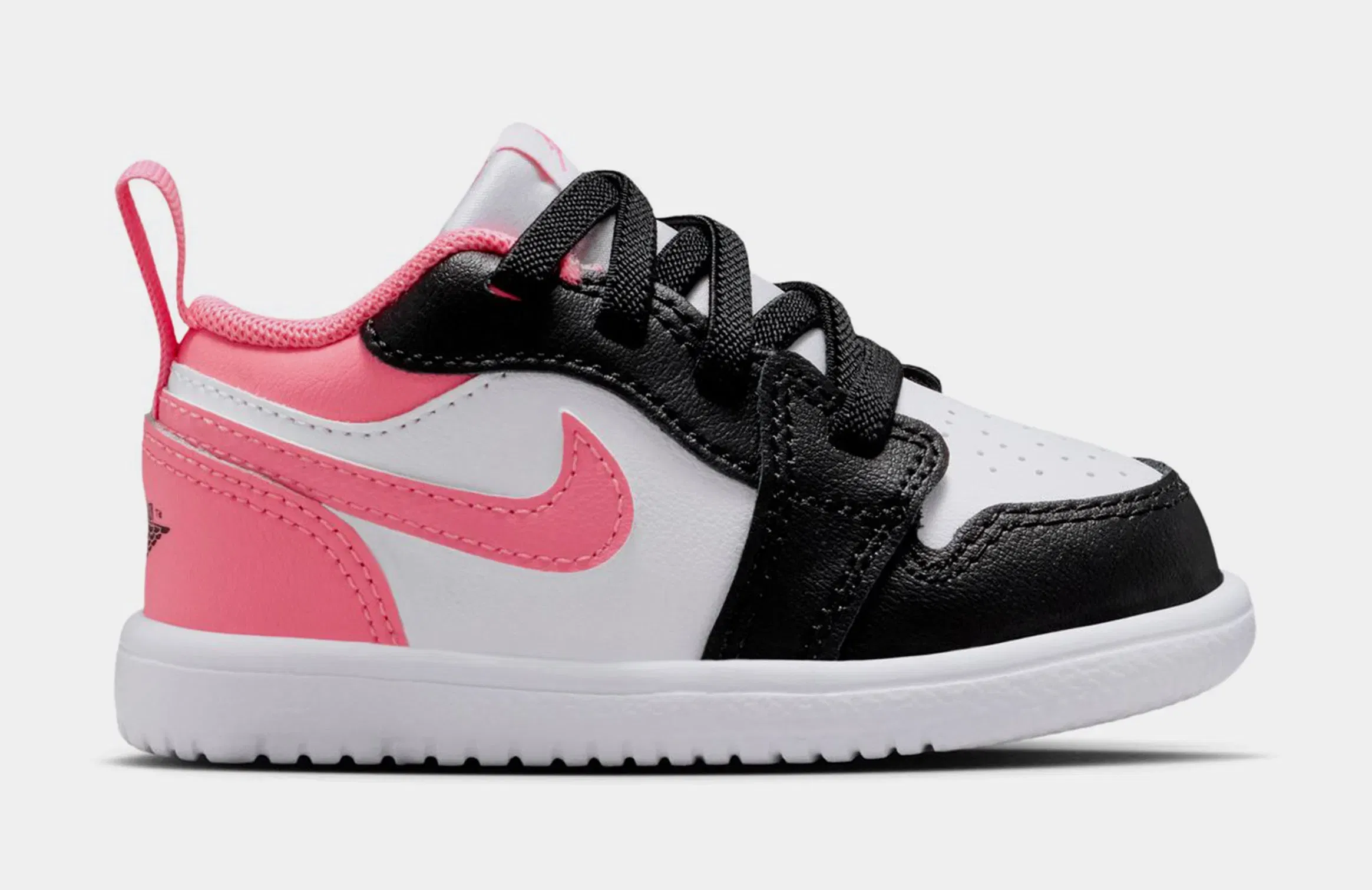 Air Jordan 1 Low Alt Infant Toddler Lifestyle Shoes (Black/White/Pink Gaze)