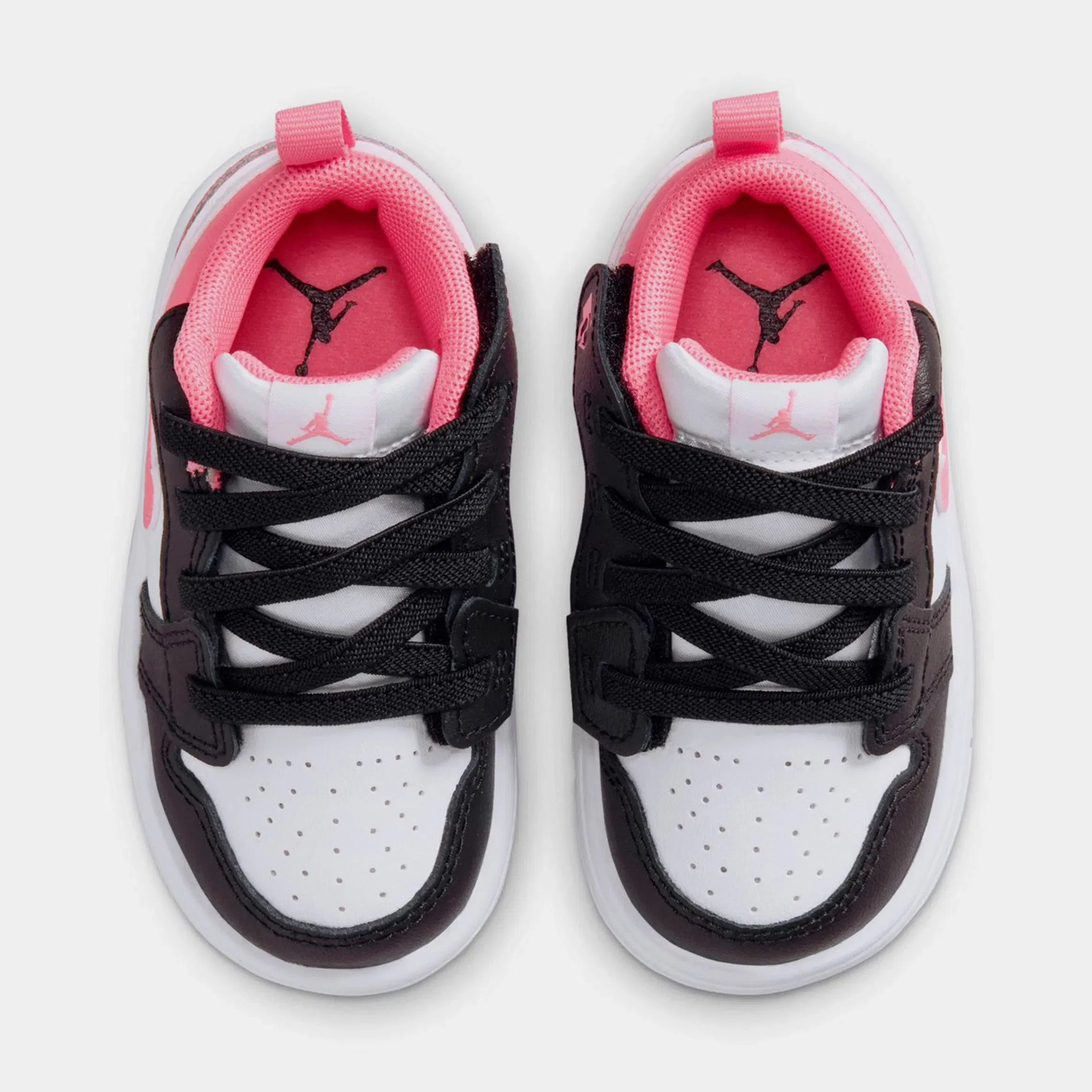 Air Jordan 1 Low Alt Infant Toddler Lifestyle Shoes (Black/White/Pink Gaze)