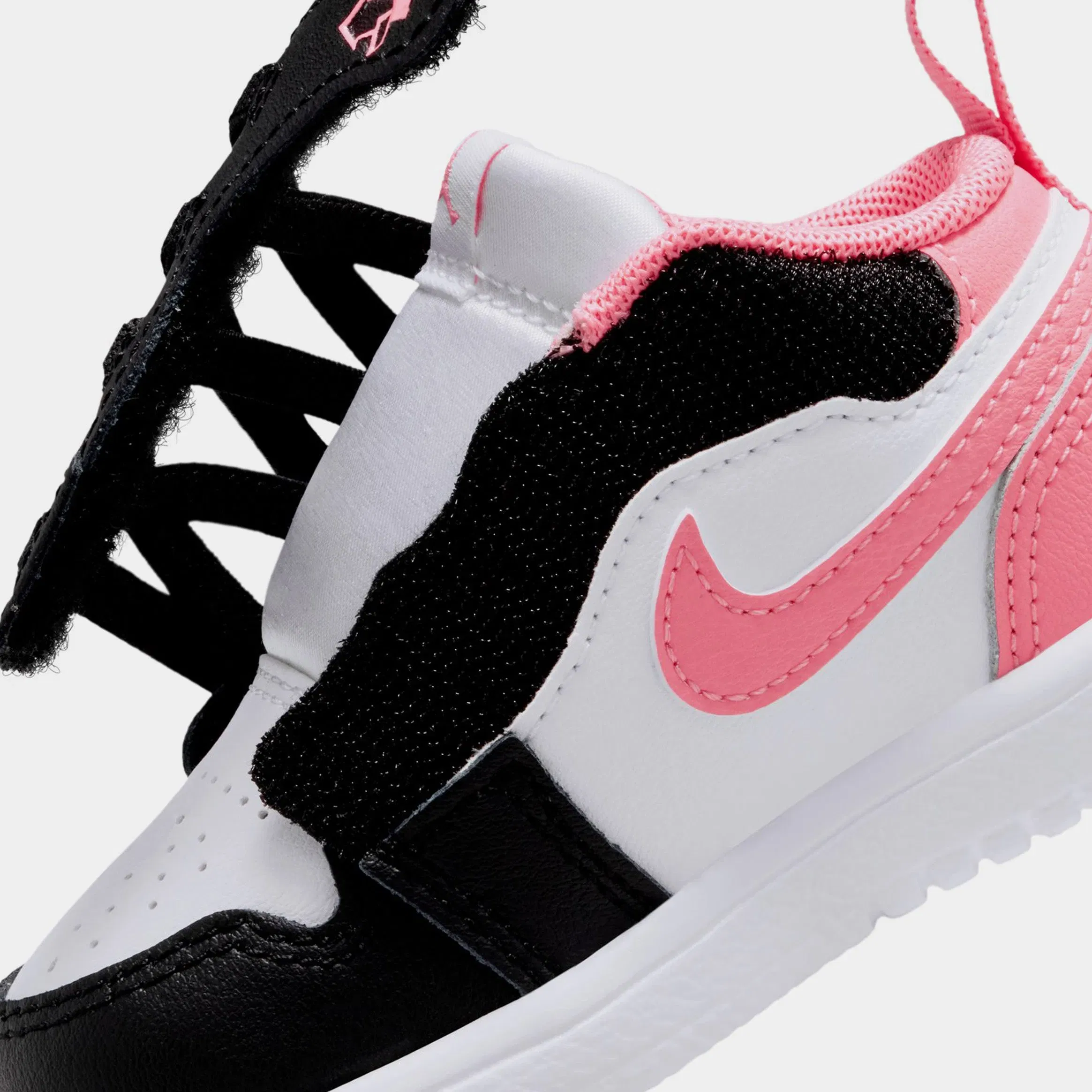 Air Jordan 1 Low Alt Infant Toddler Lifestyle Shoes (Black/White/Pink Gaze)
